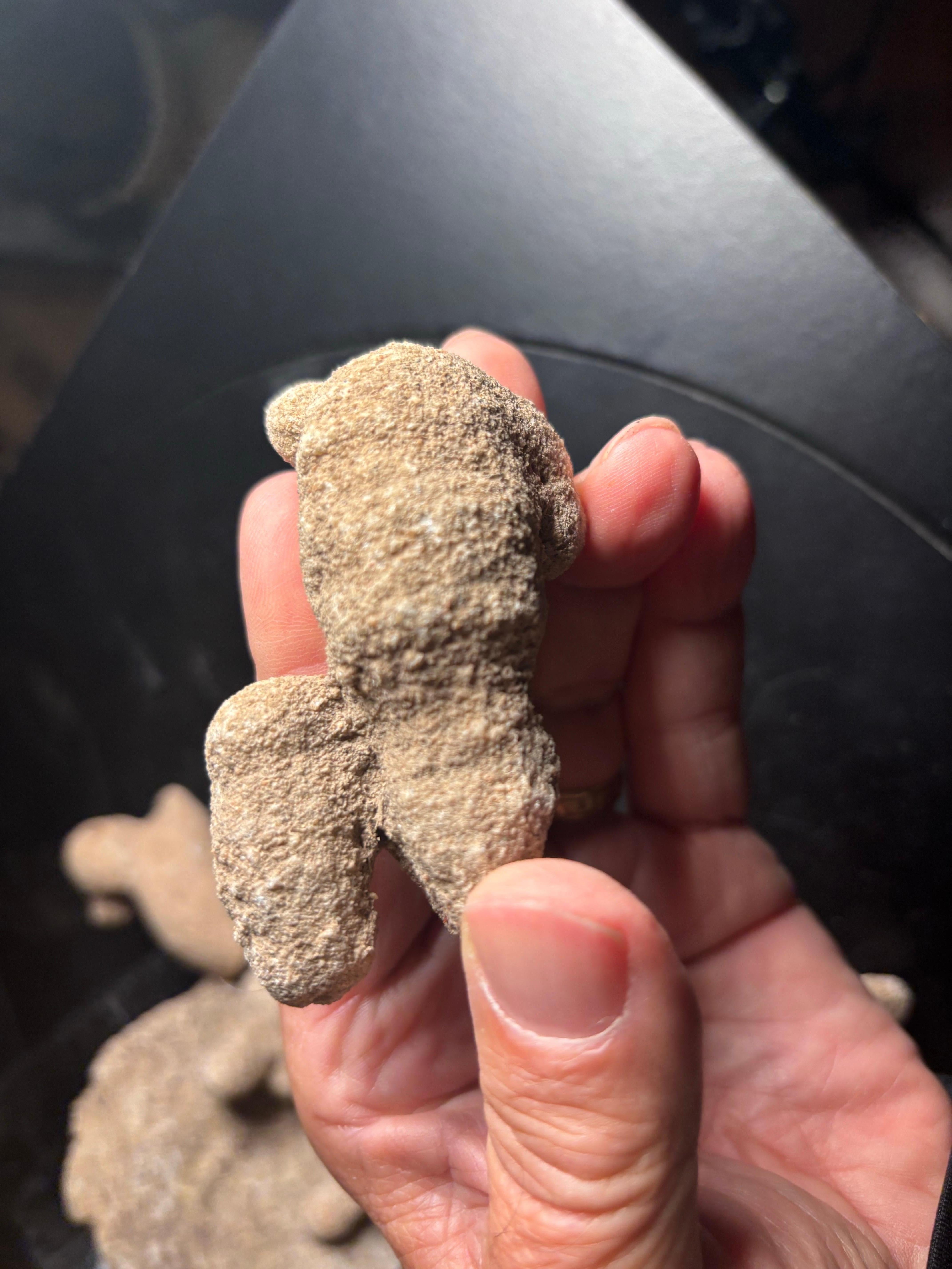 Unusual Unique Set Natural Rock Animal Sculptures For Sale 4