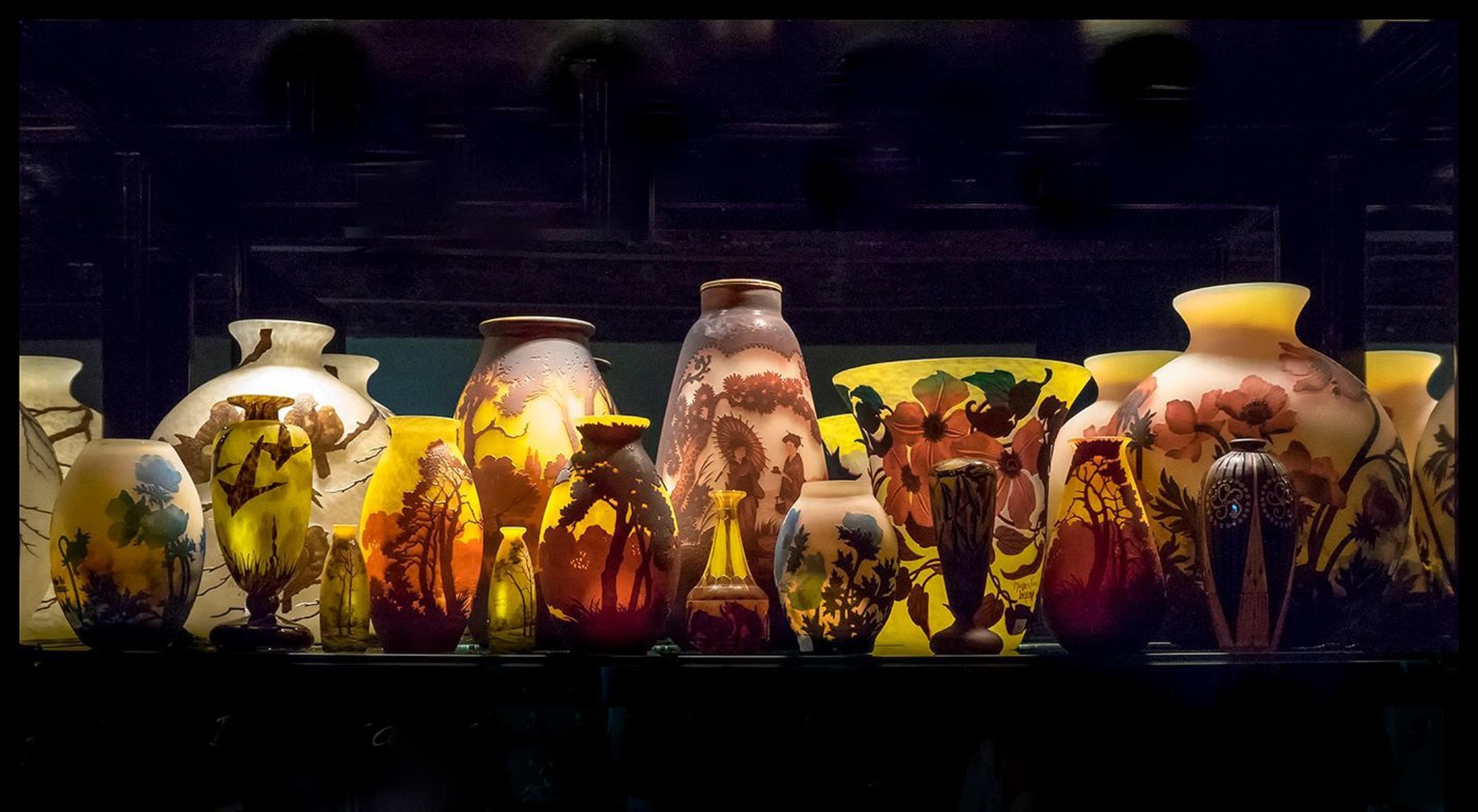 Unusual Vase, Muller Fres Luneville, Style: Jugendstil, Art Nouveau, Liberty For Sale 14