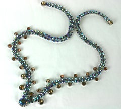 Unusual Vendome Aurora Crystal Necklace