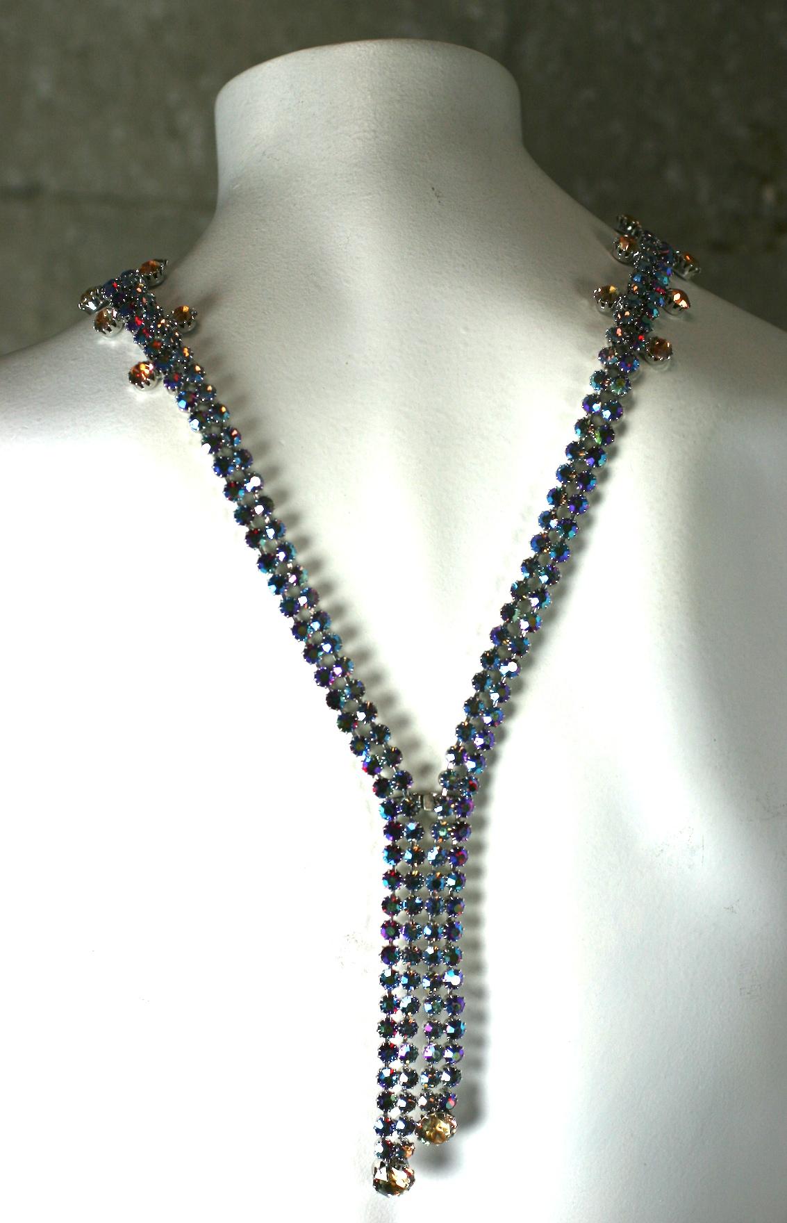 Women's Unusual Vendome Aurora Crystal Necklace For Sale