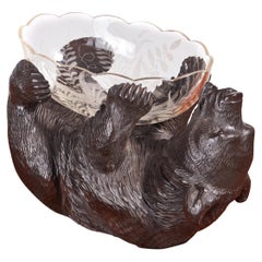 Unusual Victorian Antique Black Forest Bear
