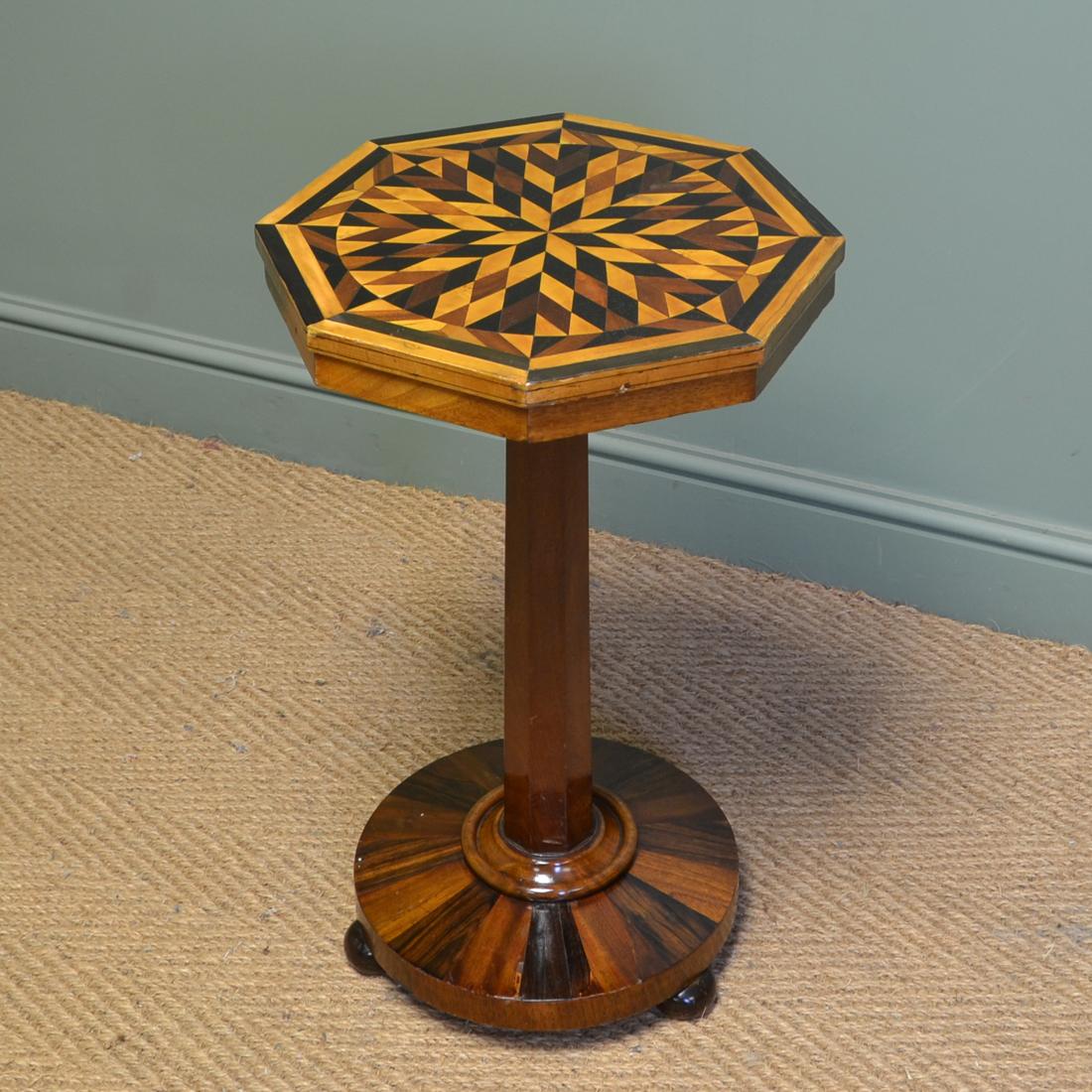 Late 19th Century Unusual Victorian Antique Specimen Occasional Table For Sale