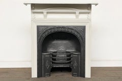 Unusual Victorian Cast Iron Combination Fireplace