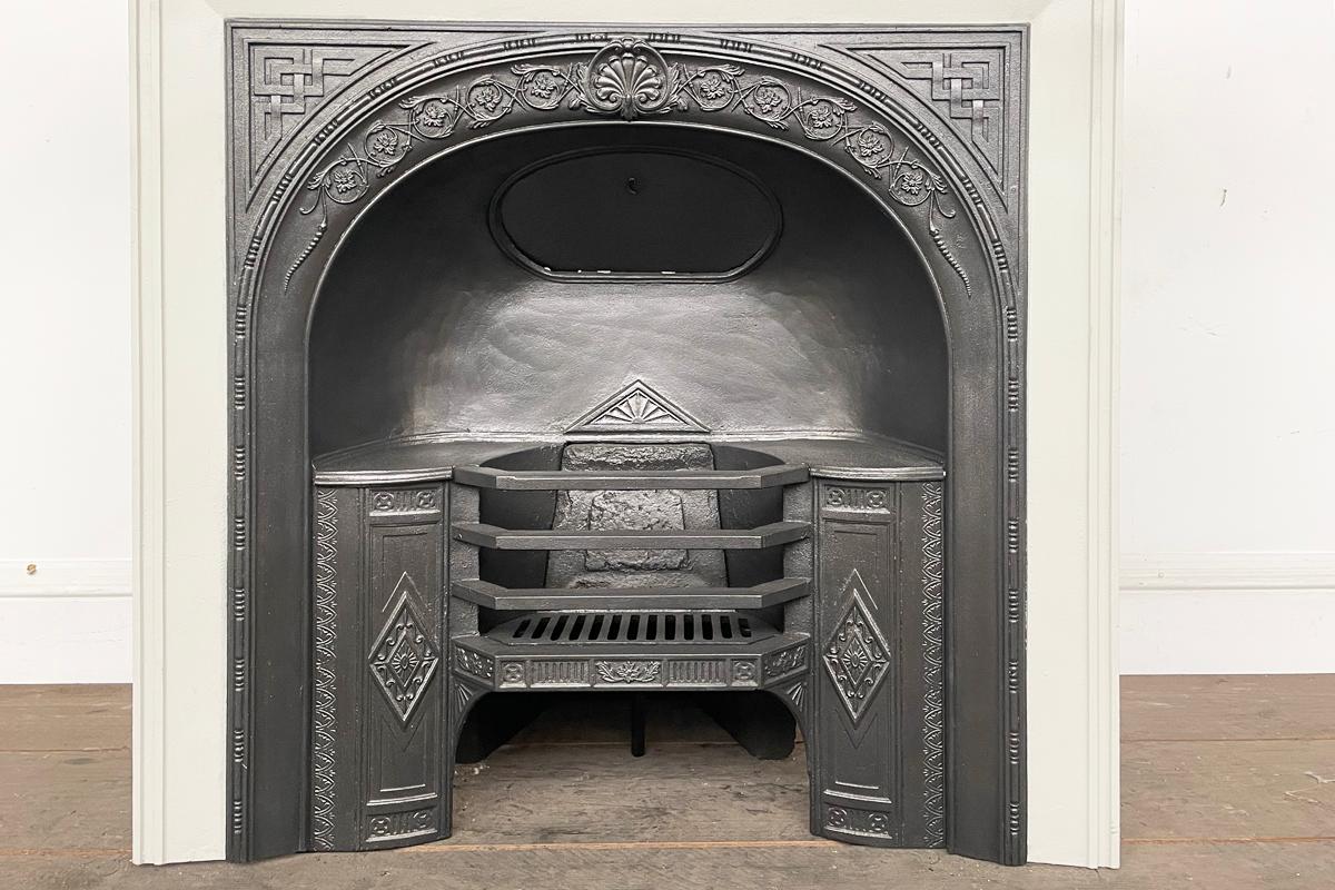 victorian cast iron fireplace