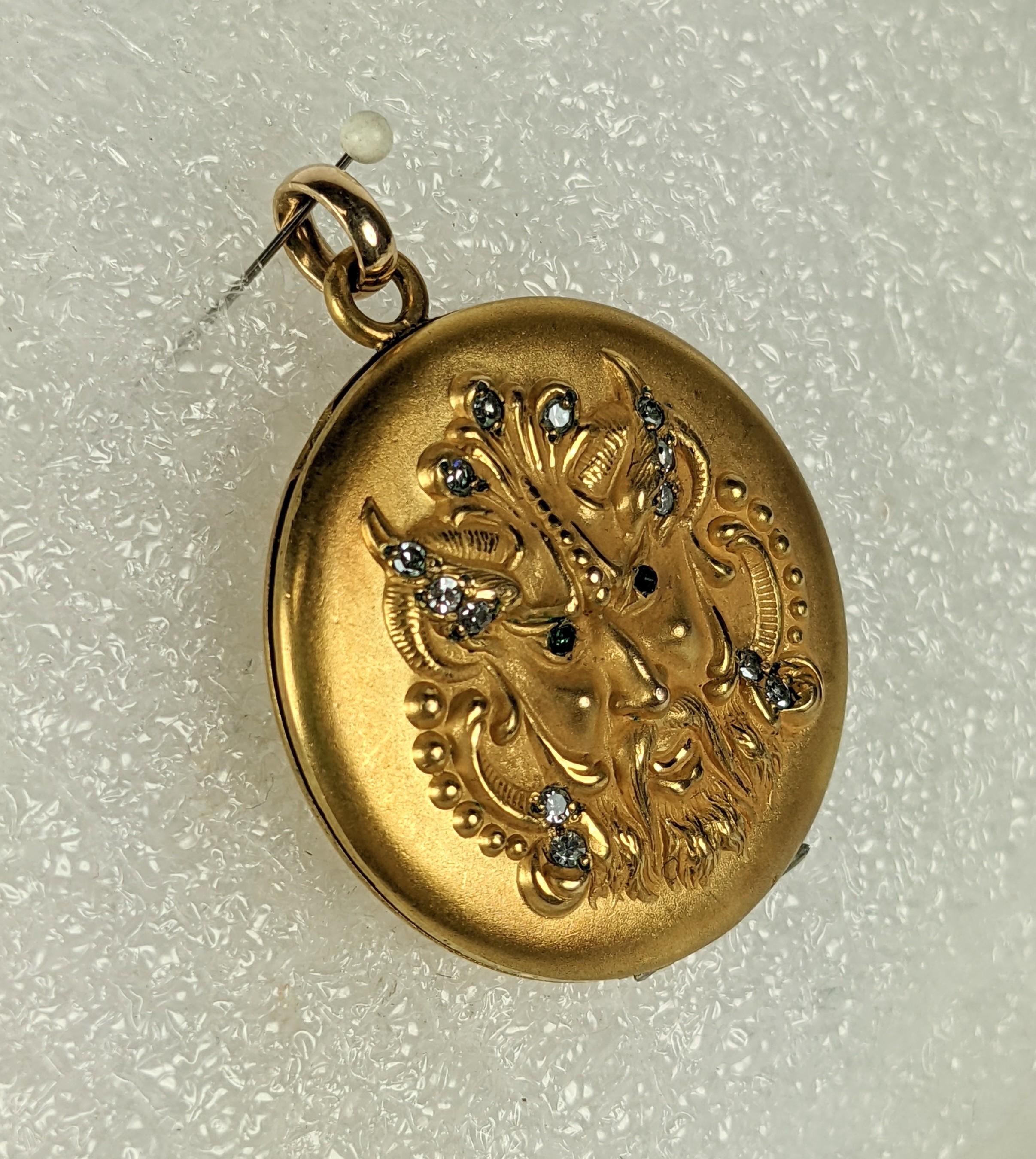 Late Victorian Unusual Victorian Devil Locket