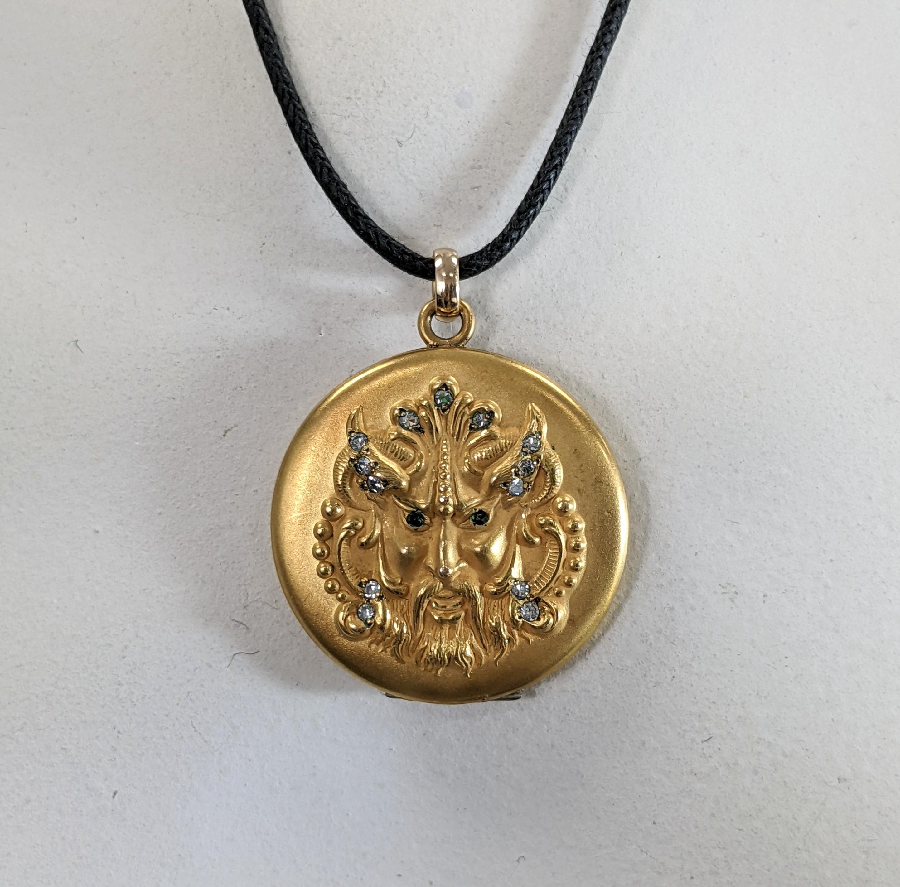 Unusual Victorian Devil Locket 2