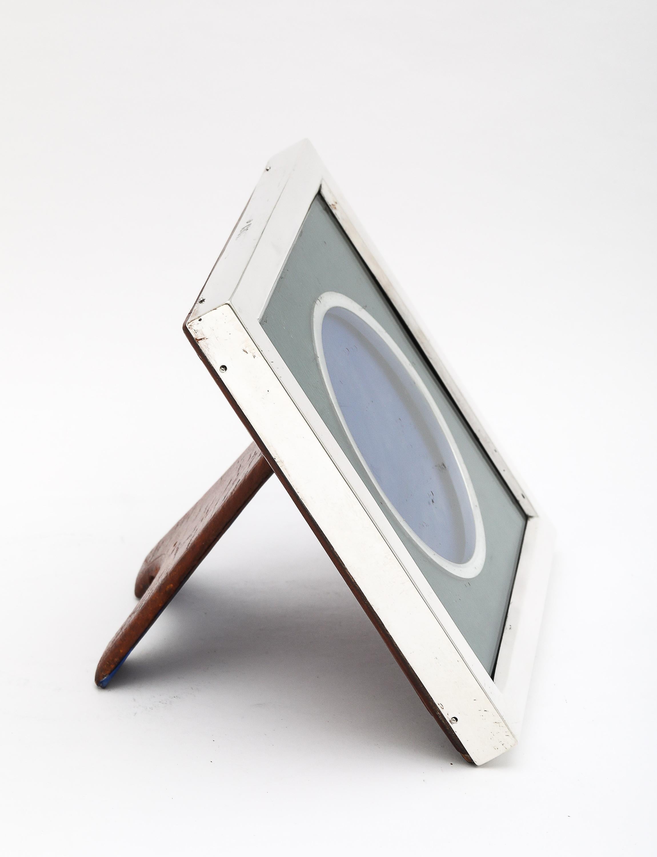 Late 19th Century Unusual Victorian Period Sterling Silver Picture Frame By William Comyns For Sale
