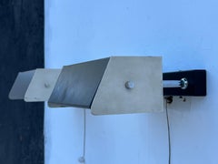 Ungewöhnliche Vintage schwarz und weiß Wandleuchten von Ilum ca' 1950's