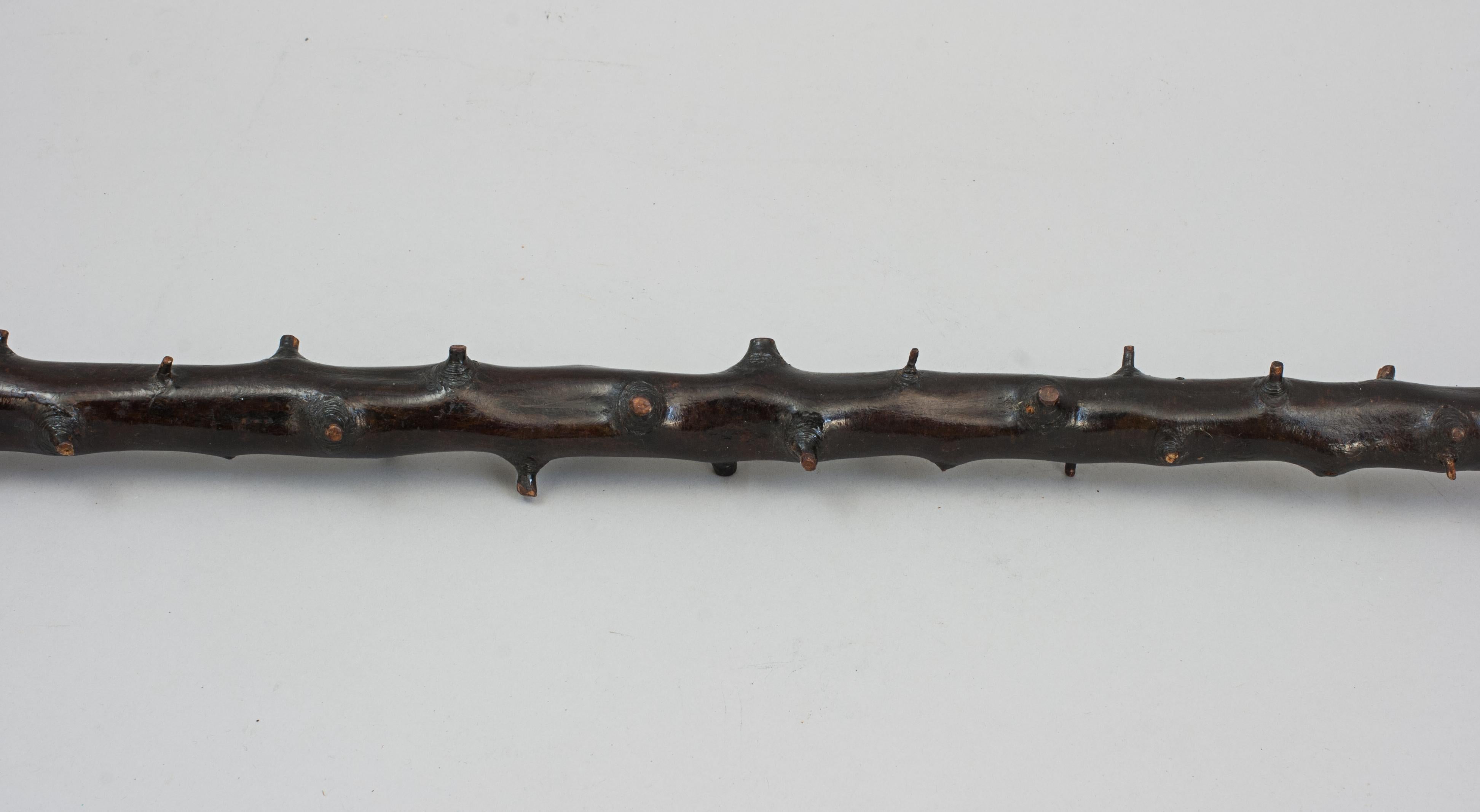 British Unusual Walking Stick With RNLI Lifeboat Plaques