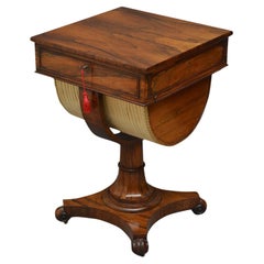 Unusual William IV Work and Writing Table