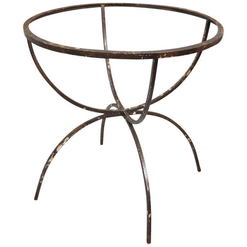 Unusual Wrought Iron Dining Table Base