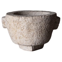 Unusually Large 17th Century Marble Mortar