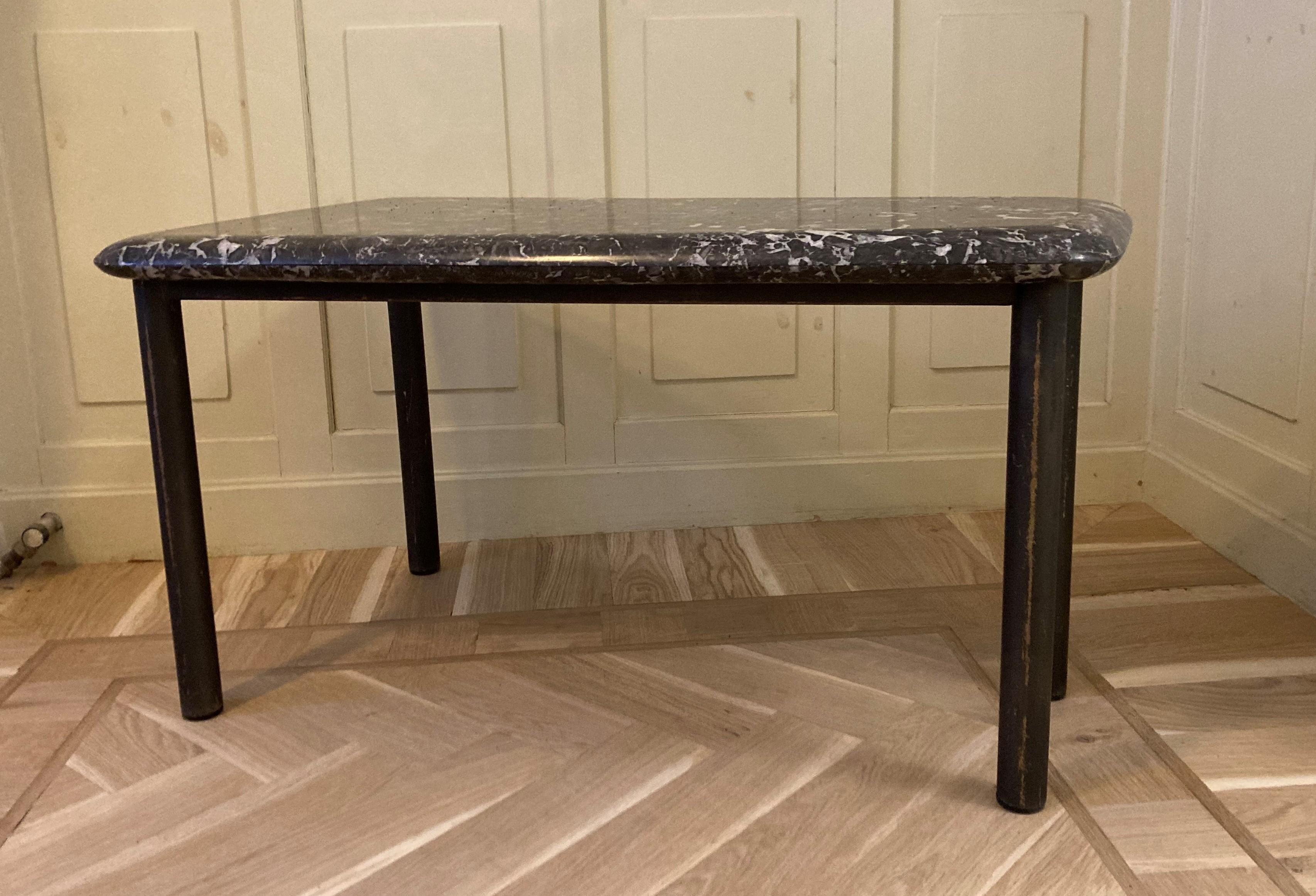 Unusual Marble Tapered Sidetable For Sale 5