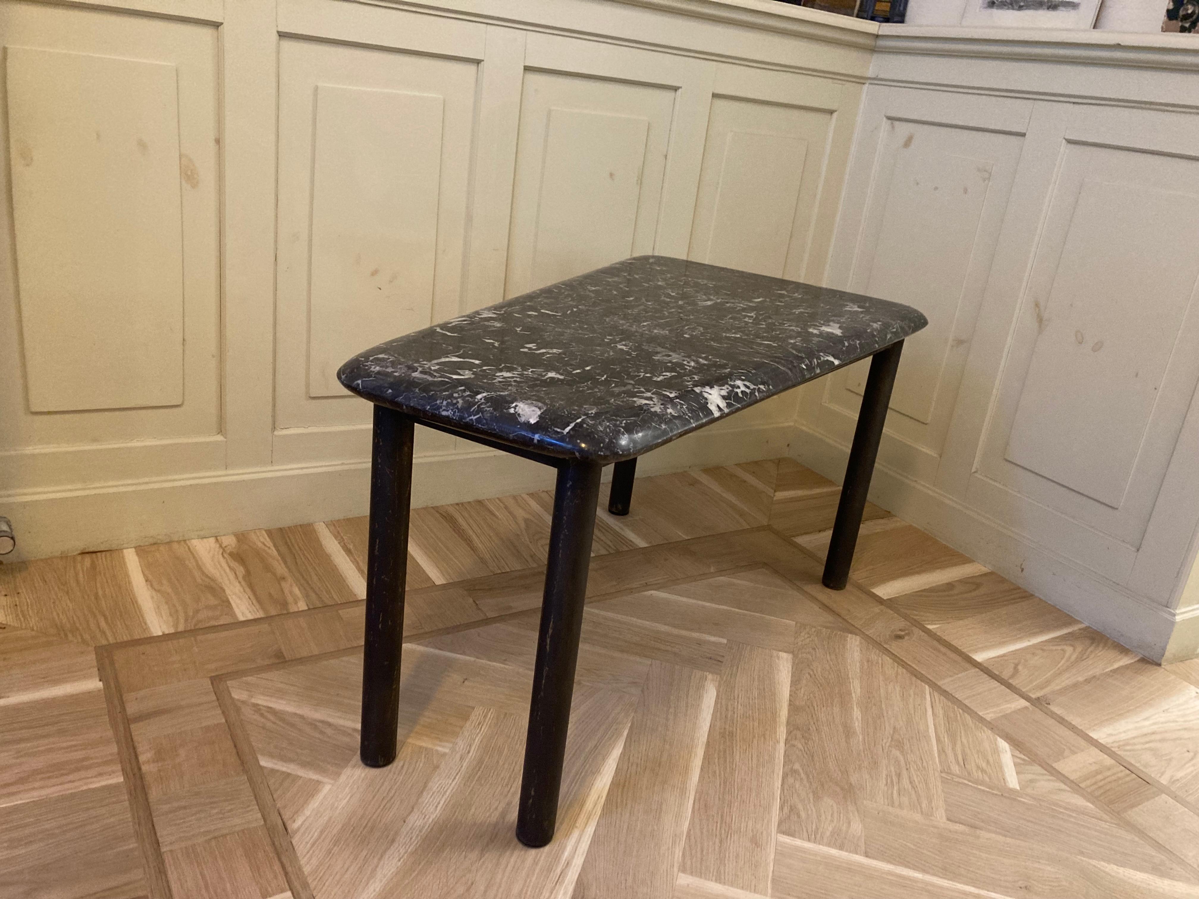Unusual Marble Tapered Sidetable For Sale 7