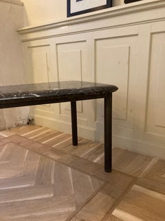 Unusual Marble Tapered Sidetable