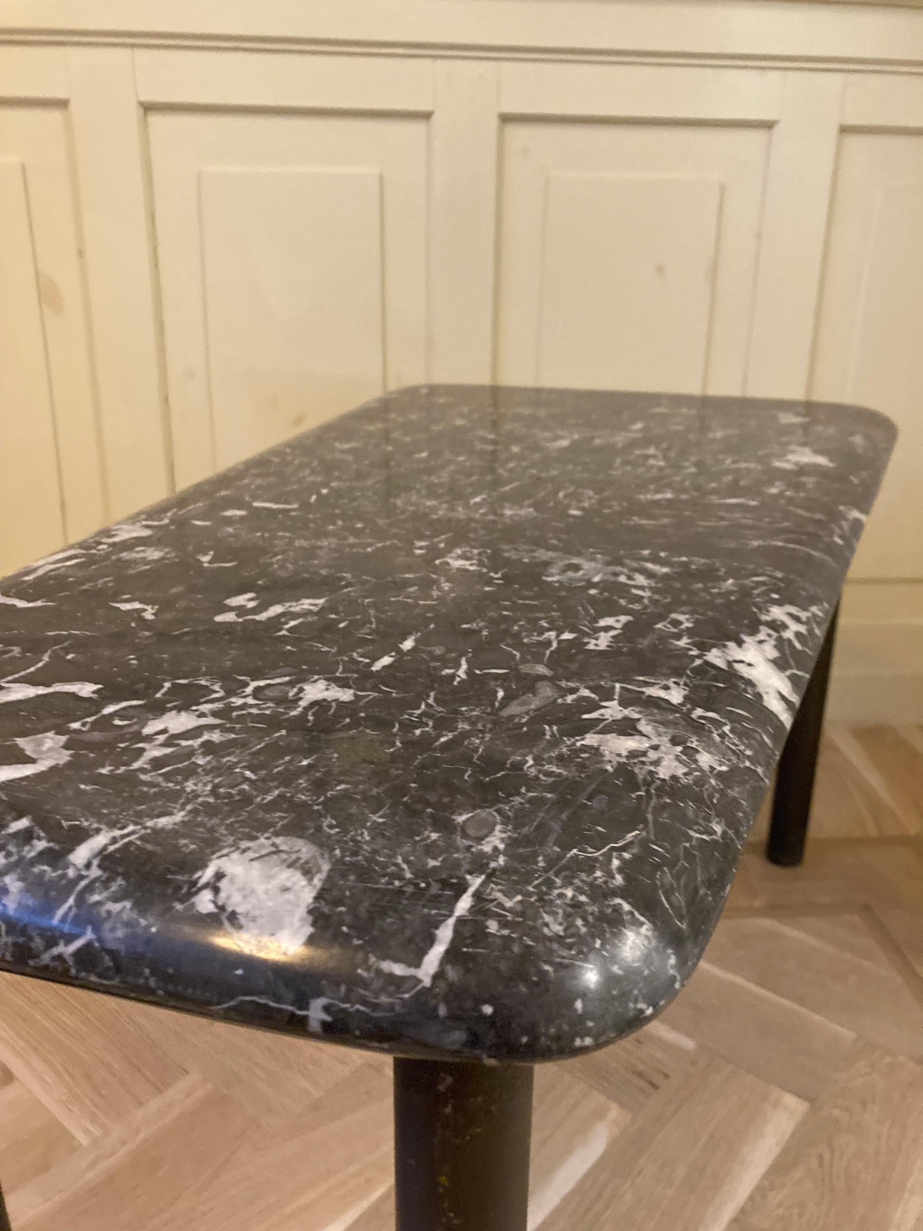 Unusual Marble Tapered Sidetable In Fair Condition For Sale In Haarlem, Noord-Holland