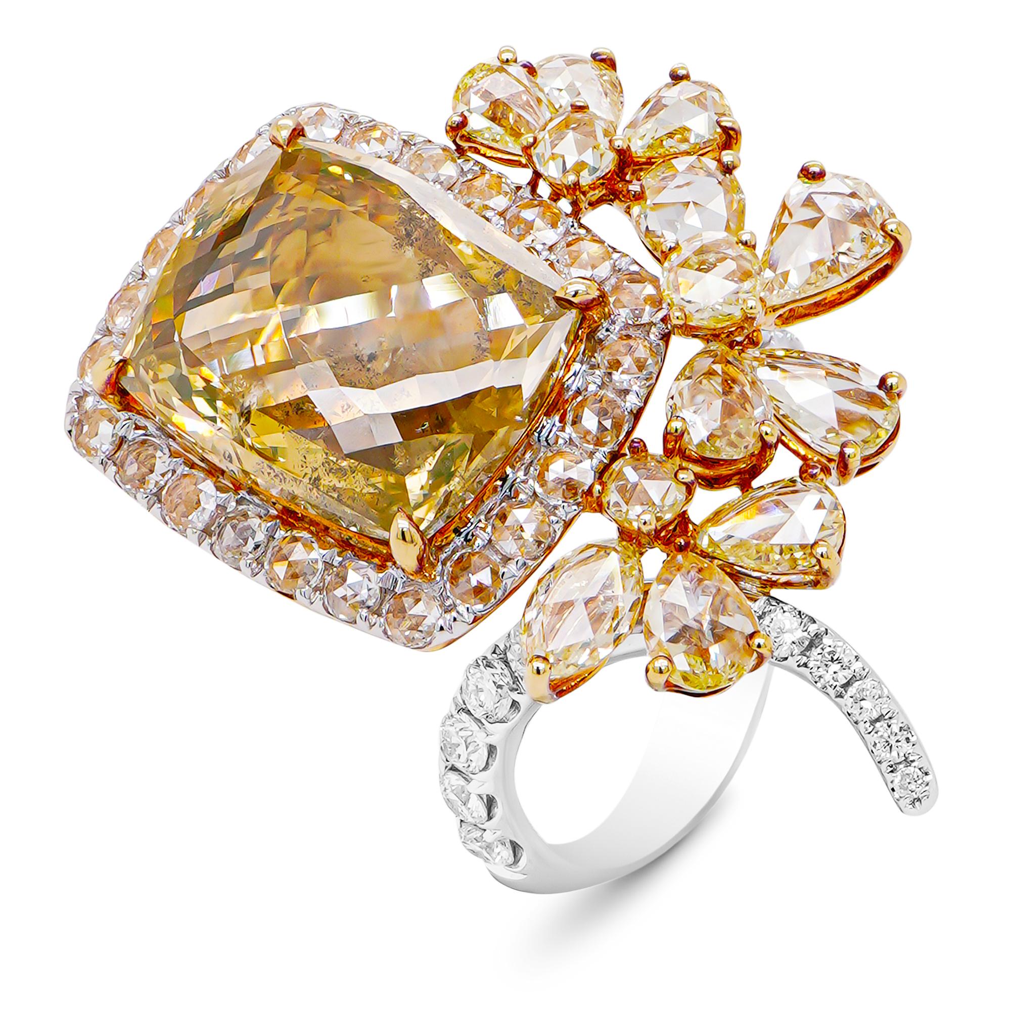 Unveil Luxury: 6-Carat Fancy Color Diamond Ring—A Dazzling Statement Piece Neuf - En vente à Hung Hom, HK