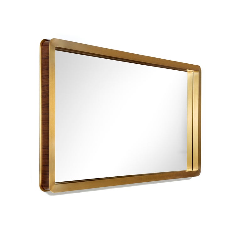 A person’s identity isn’t an immediate perception but, instead, it has to be unveiled. The unveil mirror portraits the unknowns of human Identity.
The brass frame around the mirror means that first look to someone, when, sometimes, we wrongly