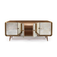 Unveil Sideboard 200, Nussbaum, Bronze, Messing, InsidherLand von Joana Santos Barbosa