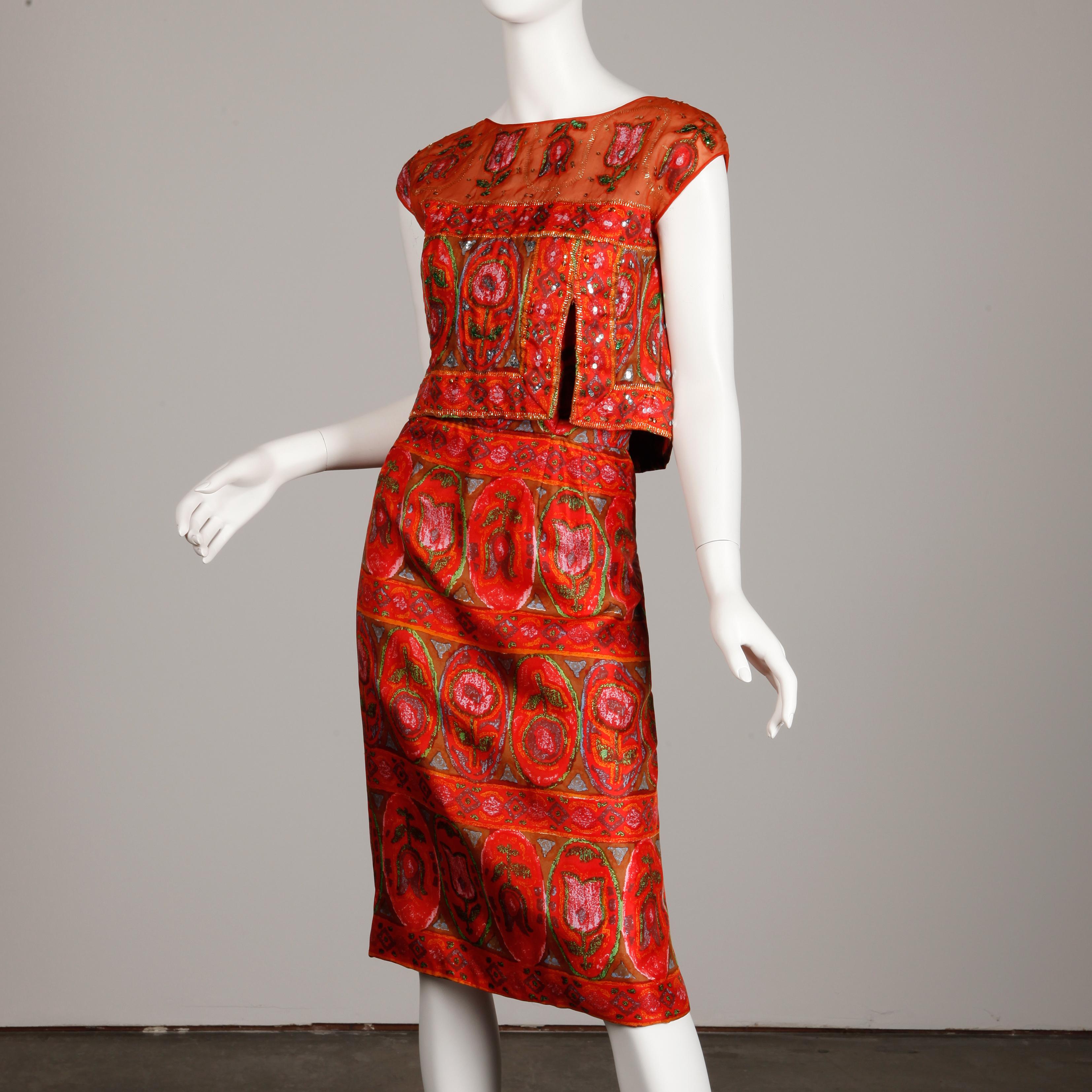 vintage oleg cassini dress
