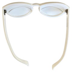 unworn 1965 Iconic André Courrèges Lunette "Eskimo Eclipse" Sunglasses