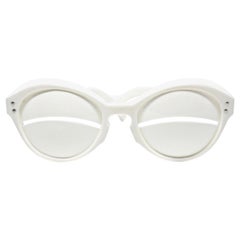 Lunettes de soleil Icone "Eskimo Eclipse" d'André Courrèges non portées en 1965