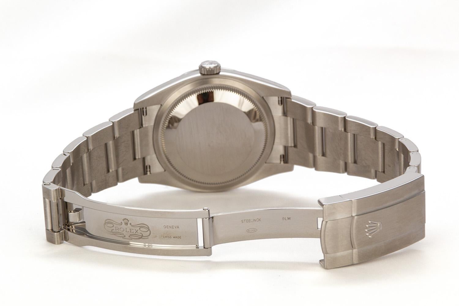 Men's Unworn 2021 Rolex Stainless Steel Oyster Perpetual Blue BNIB 126000