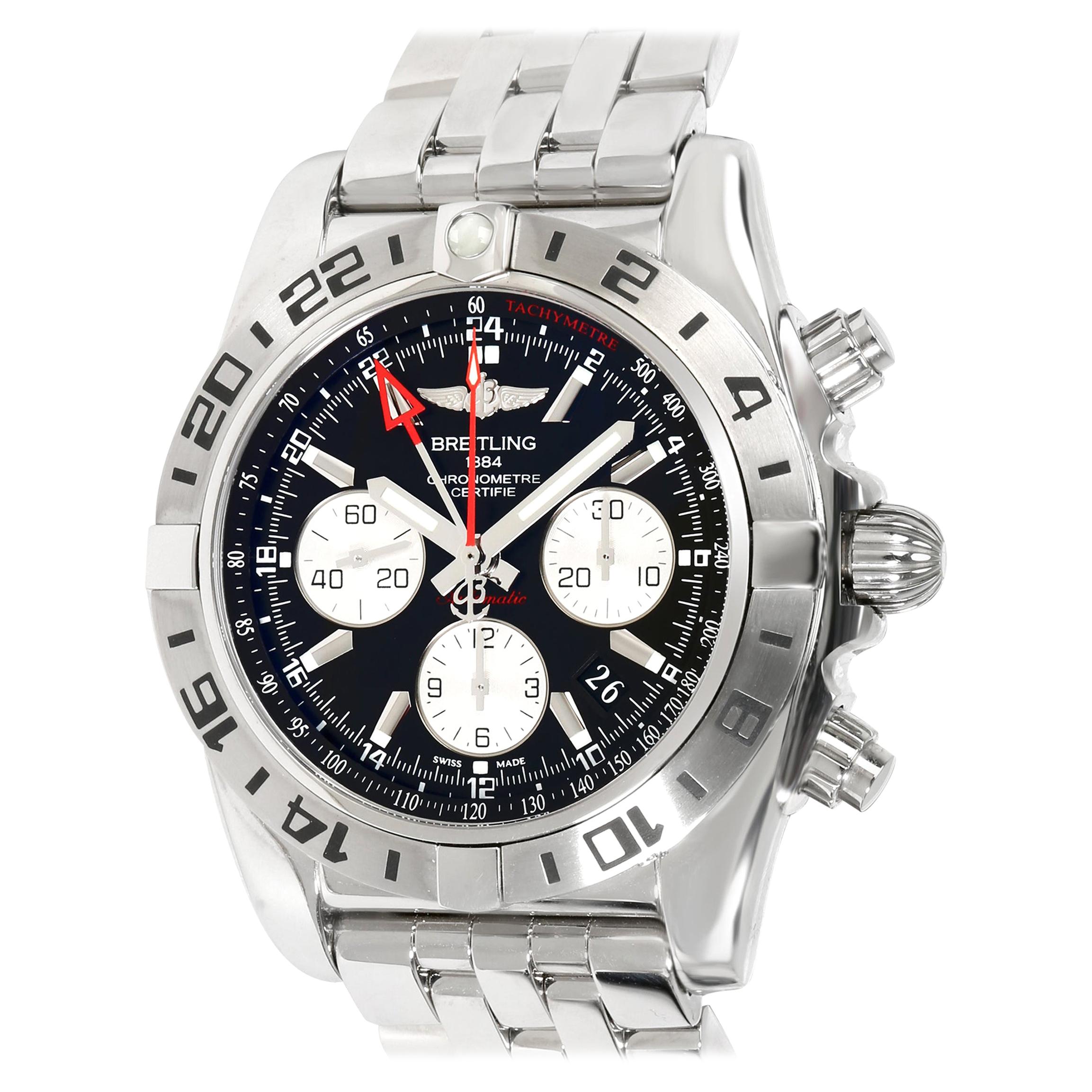 Unworn Breitling Chronomat 44 GMT AB0420B9/BB56 Men's Watch in Stainless Steel