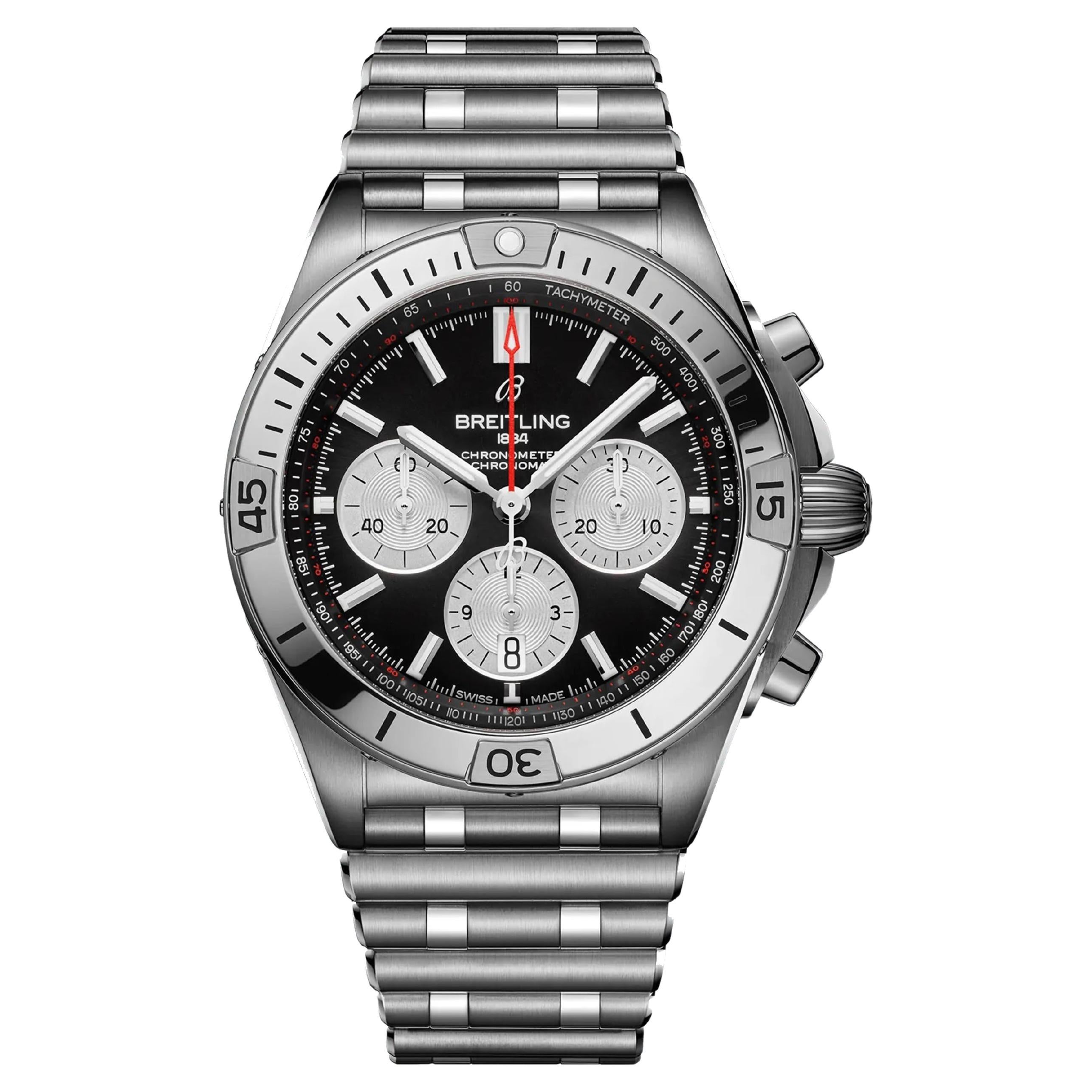 Breitling Chronomat B01 42 non indossato, referenza AB0134101B1A1, set completo, 2025