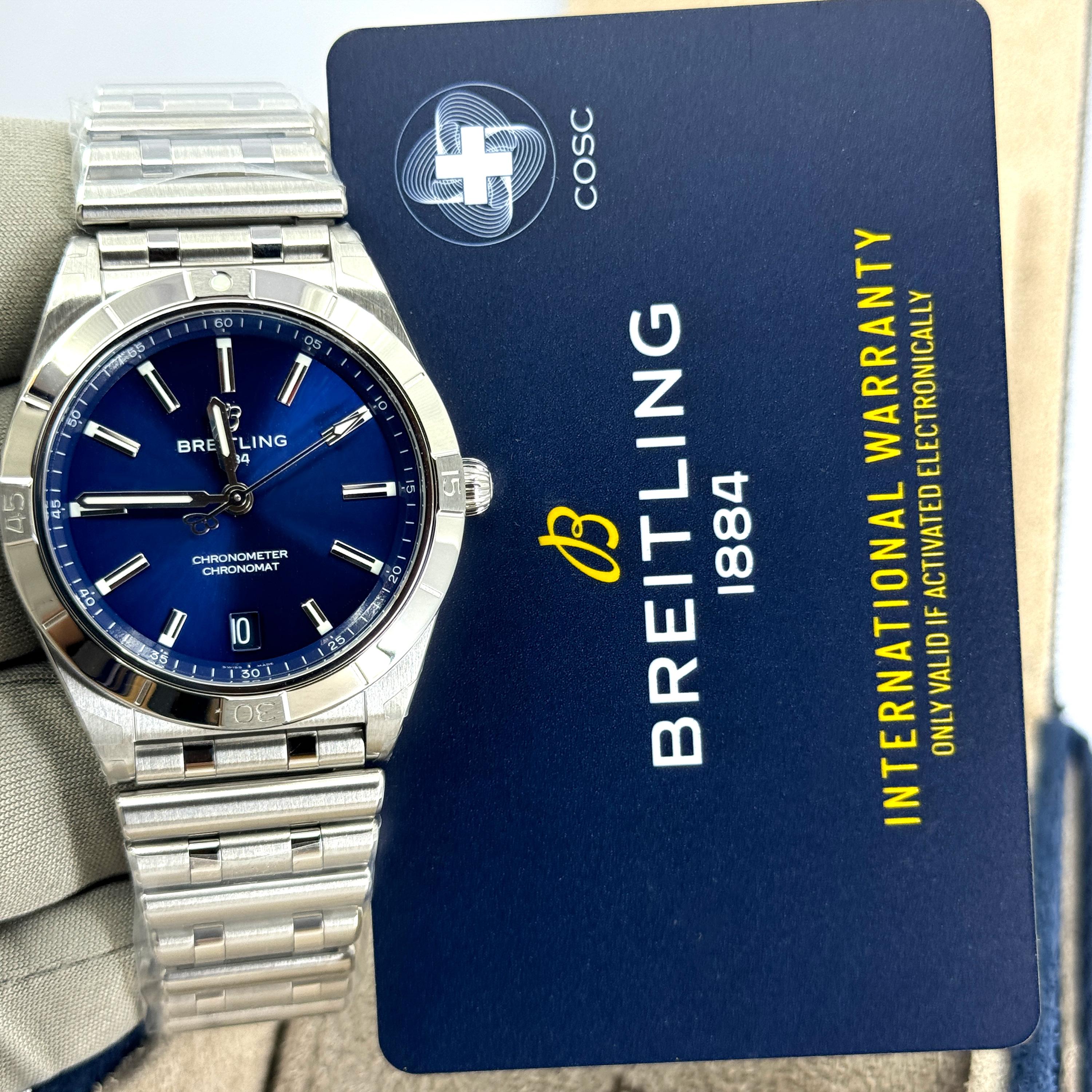 Unworn Breitling Chronomat Reference# A10380101C1A1, Complete set, 2025 For Sale 12