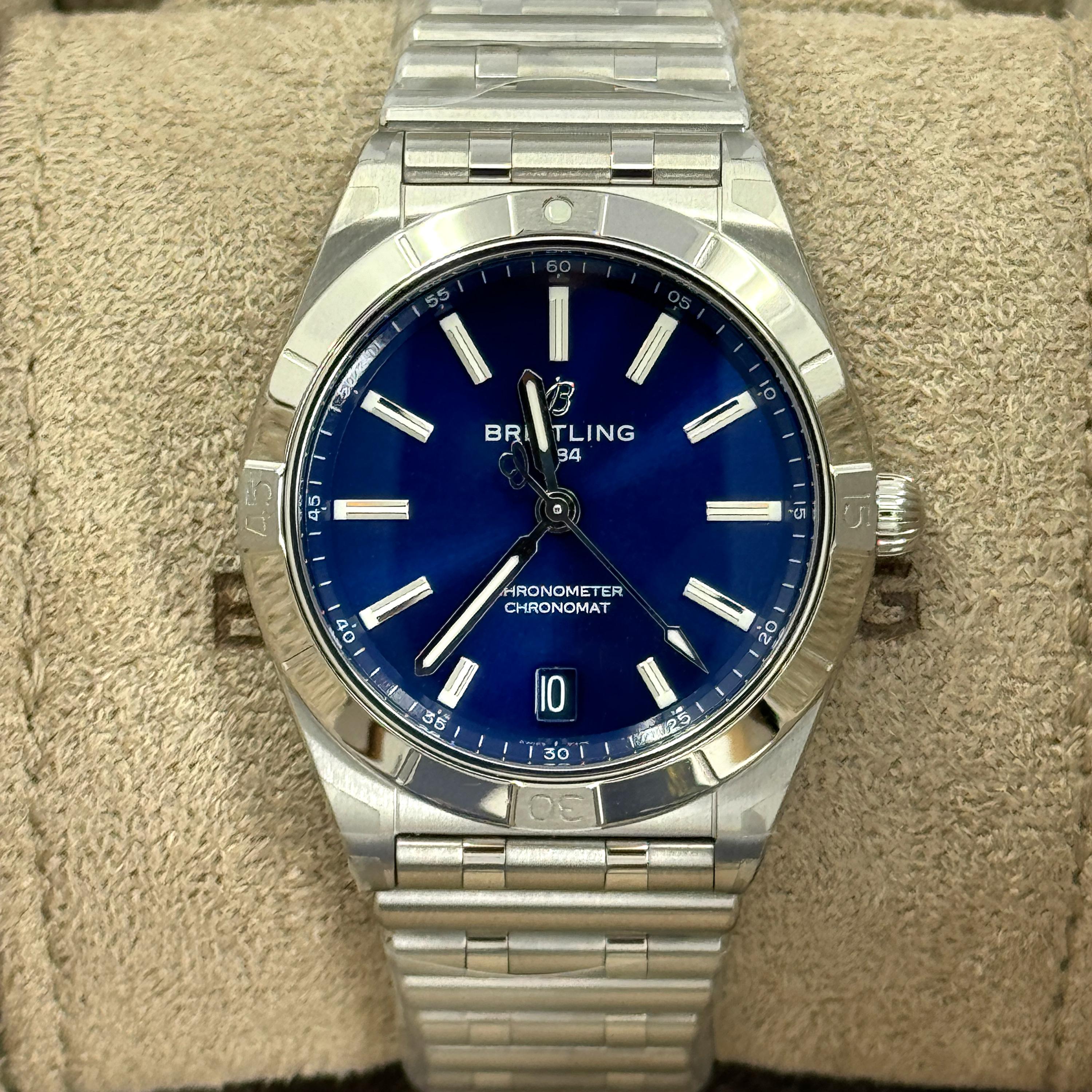 Unworn Breitling Chronomat Reference# A10380101C1A1, Complete set, 2025 In New Condition For Sale In New York, NY