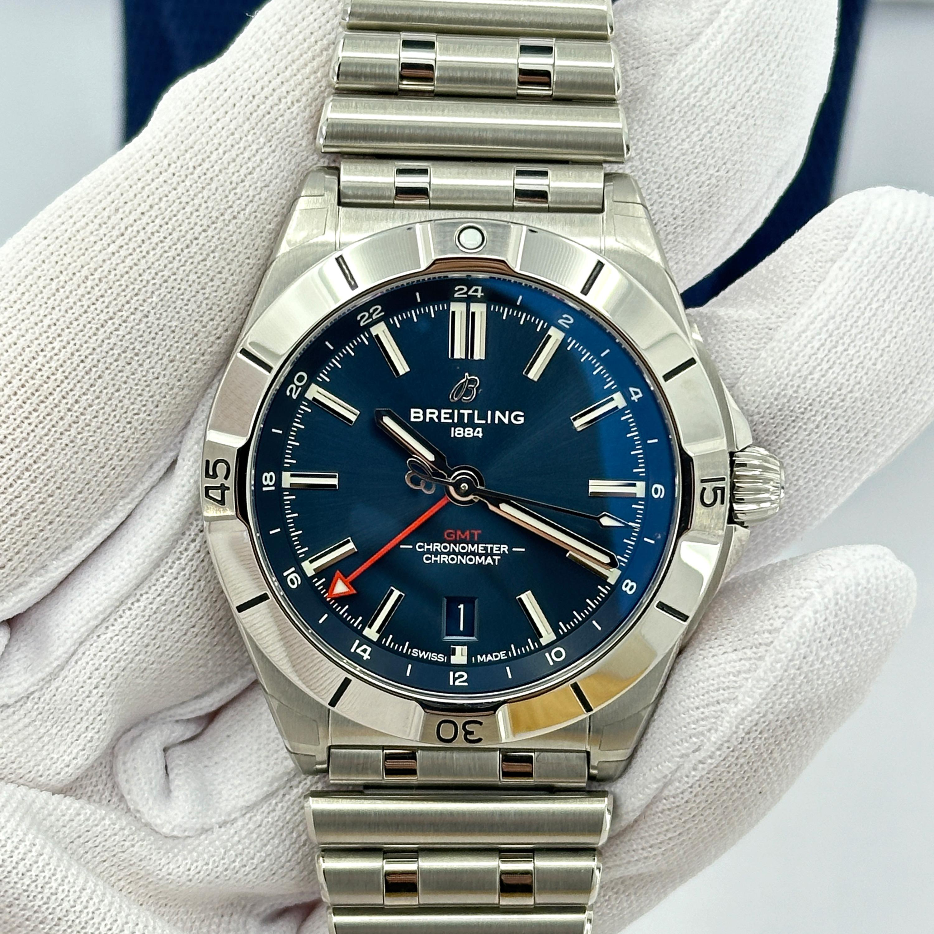 Ungetragener Breitling Chronomat Referenznummer A32398101C1A1, Komplettset, 2025 im Angebot 11