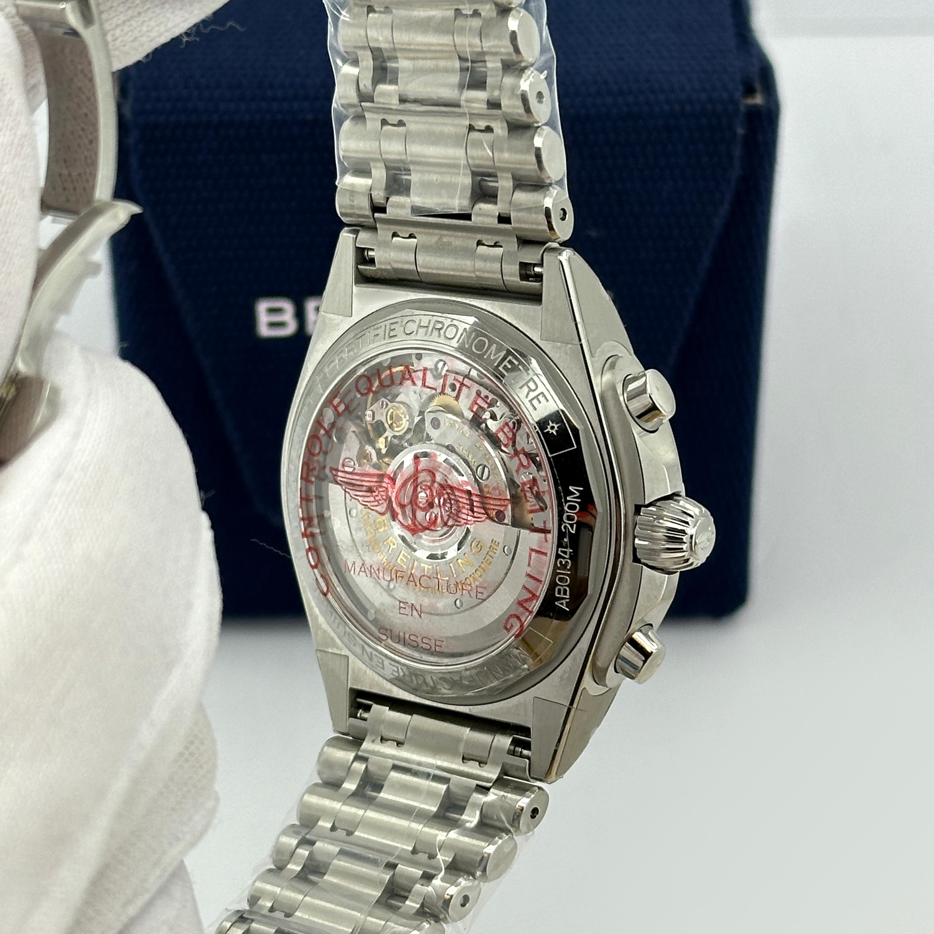 Breitling Chronomat non indossato Referenza # AB0134101L1A1, Set completo, 2025 in vendita 13