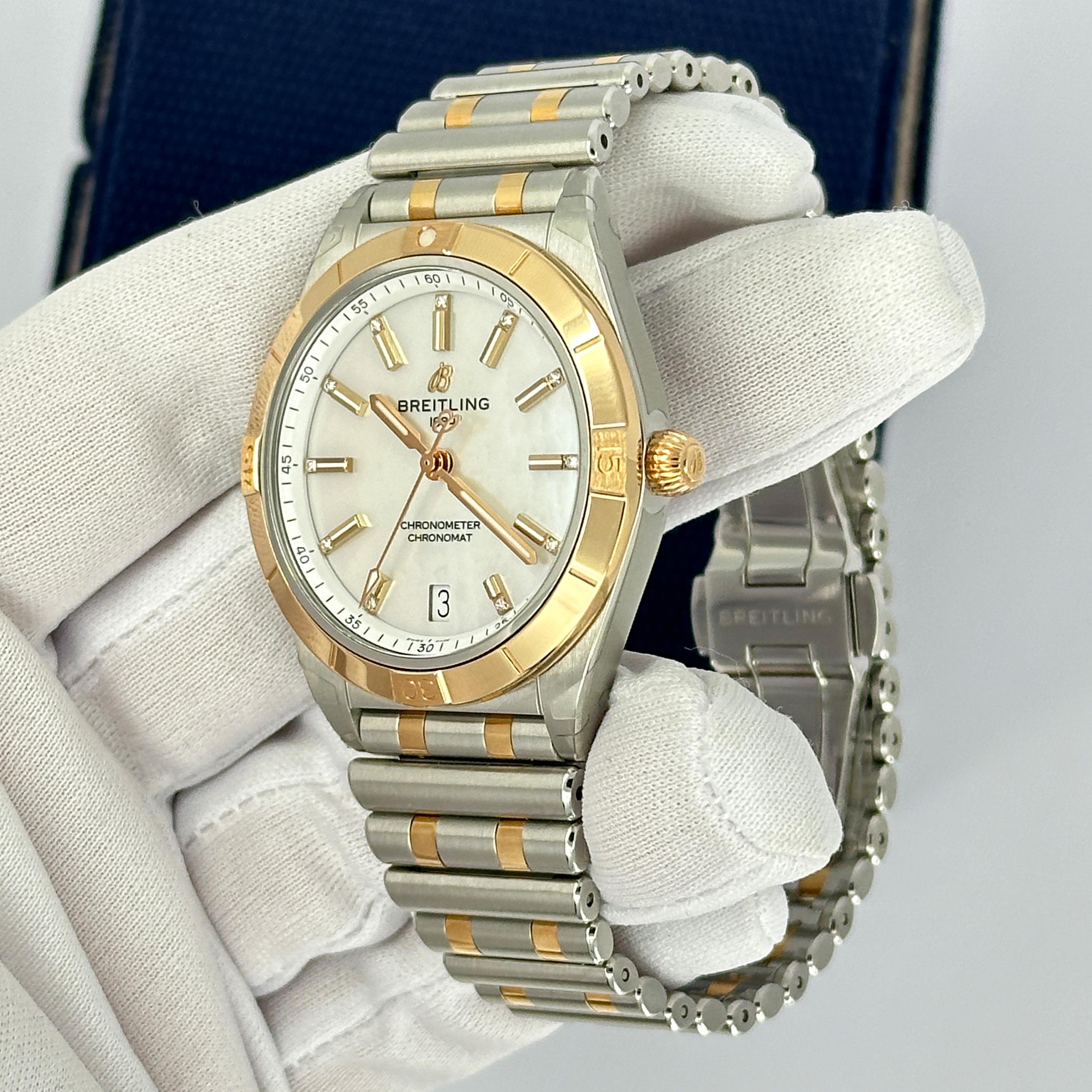 Breitling Chronomat non indossato, referenza U10380101A2U1, set completo, 2025 in vendita 11