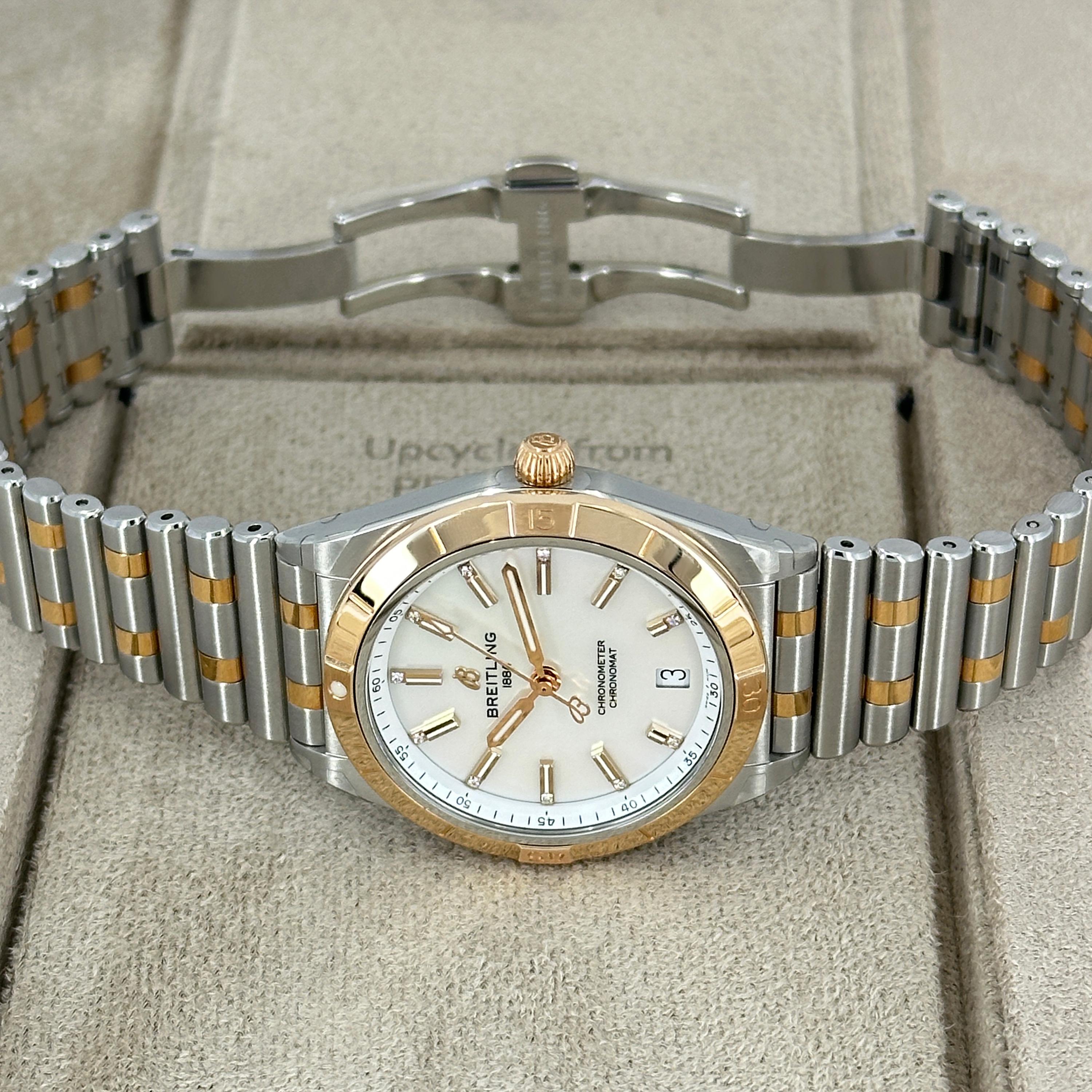 Breitling Chronomat non indossato, referenza U10380101A2U1, set completo, 2025 in vendita 3