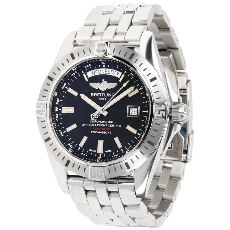 Unworn Breitling Galactic 44 A45320B9/BD42 Men's Watch in Stainless Steel 1