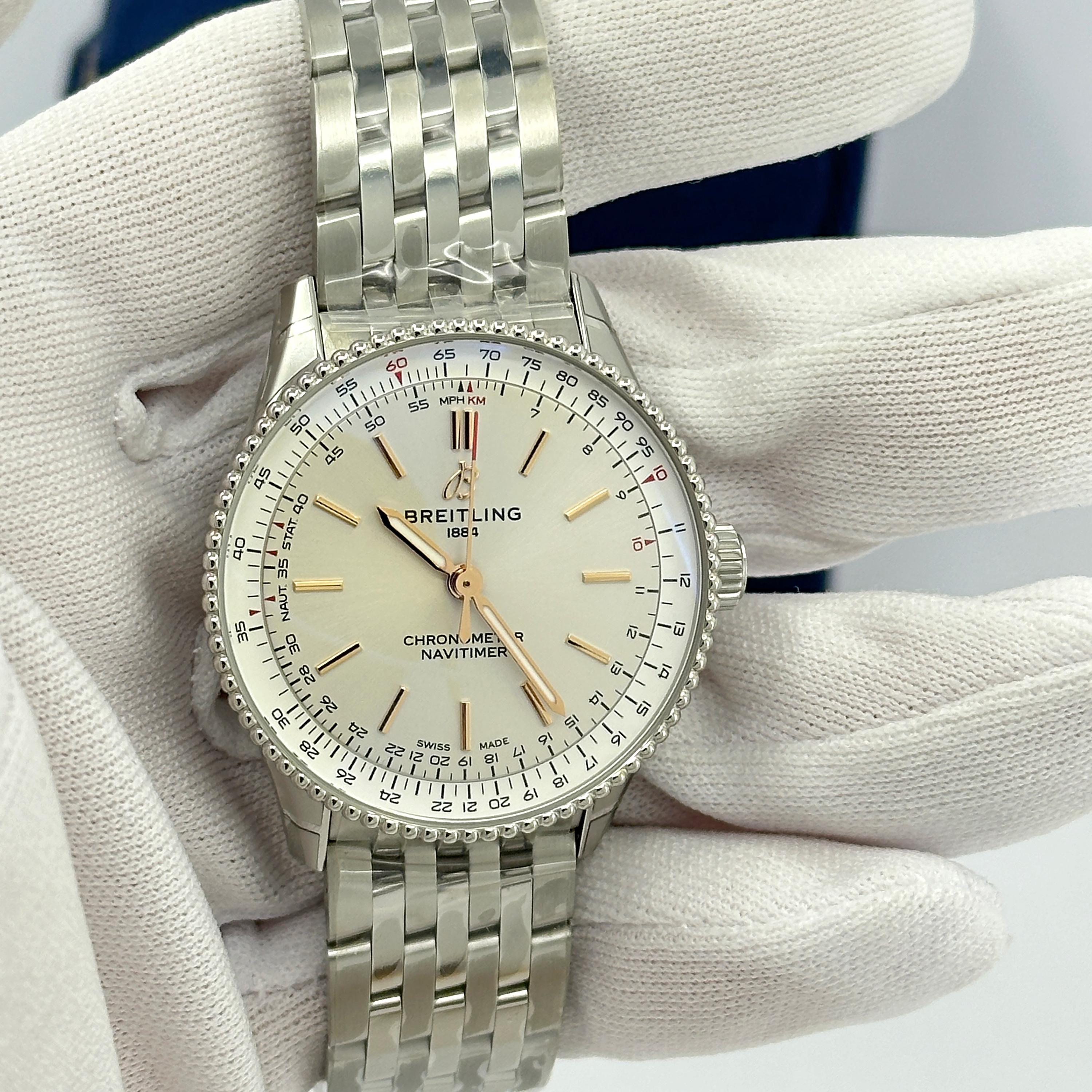 Unworn Breitling Navitimer Reference# A17327211G1A1, Complete set, 2025 For Sale 10