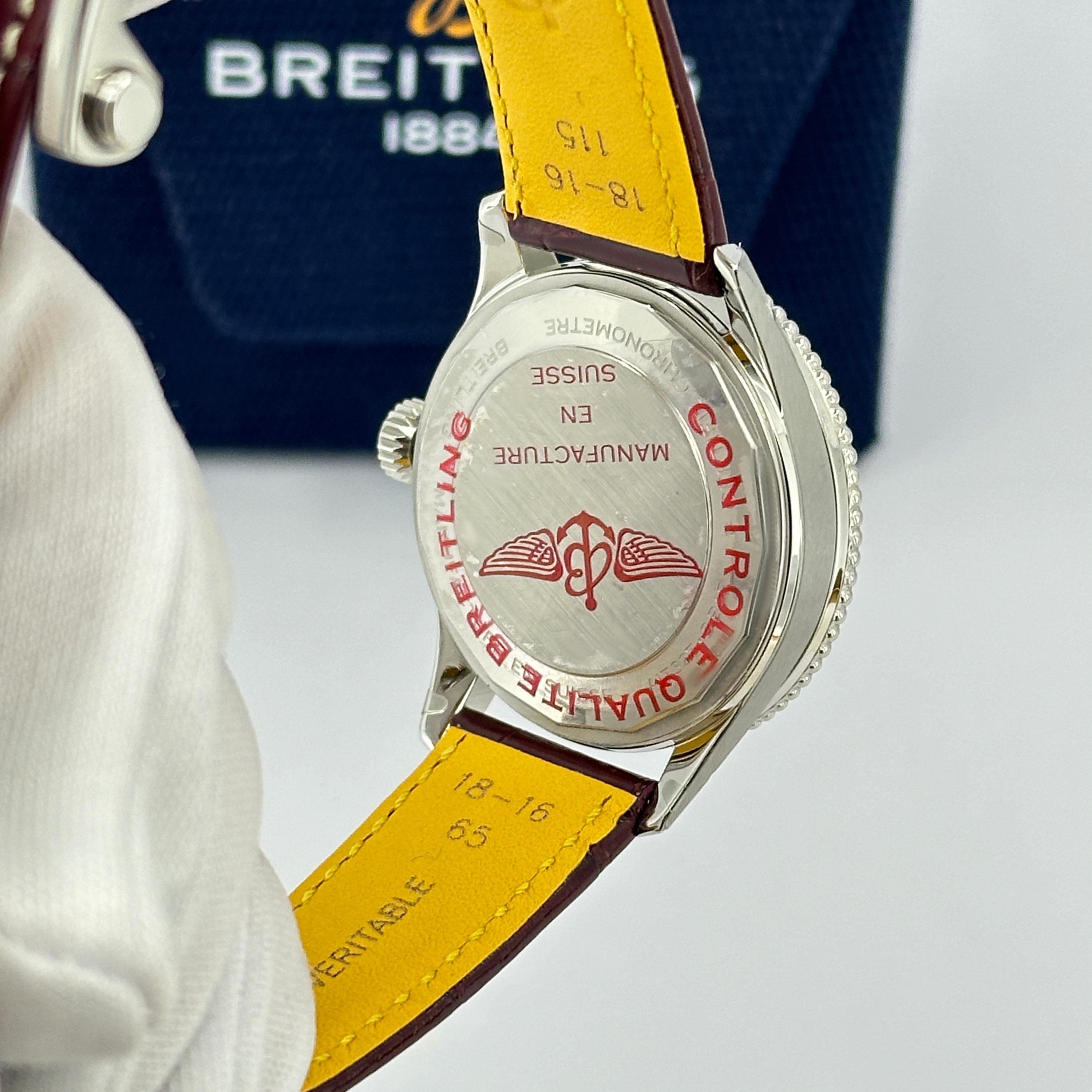 Breitling Navitimer non indossato, referenza A17327211G1P1, set completo, 2025 in vendita 9
