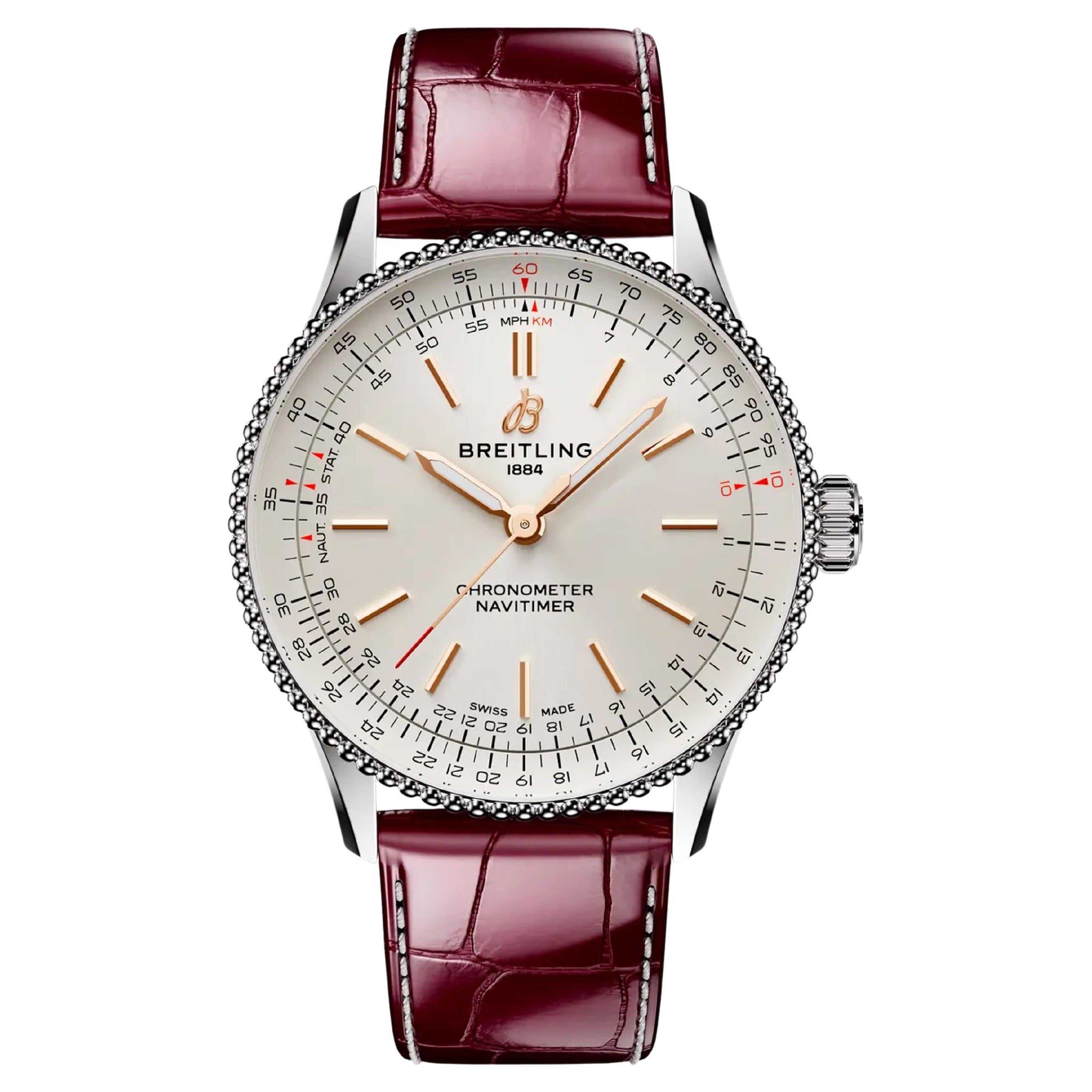 Breitling Navitimer non indossato, referenza A17327211G1P1, set completo, 2025