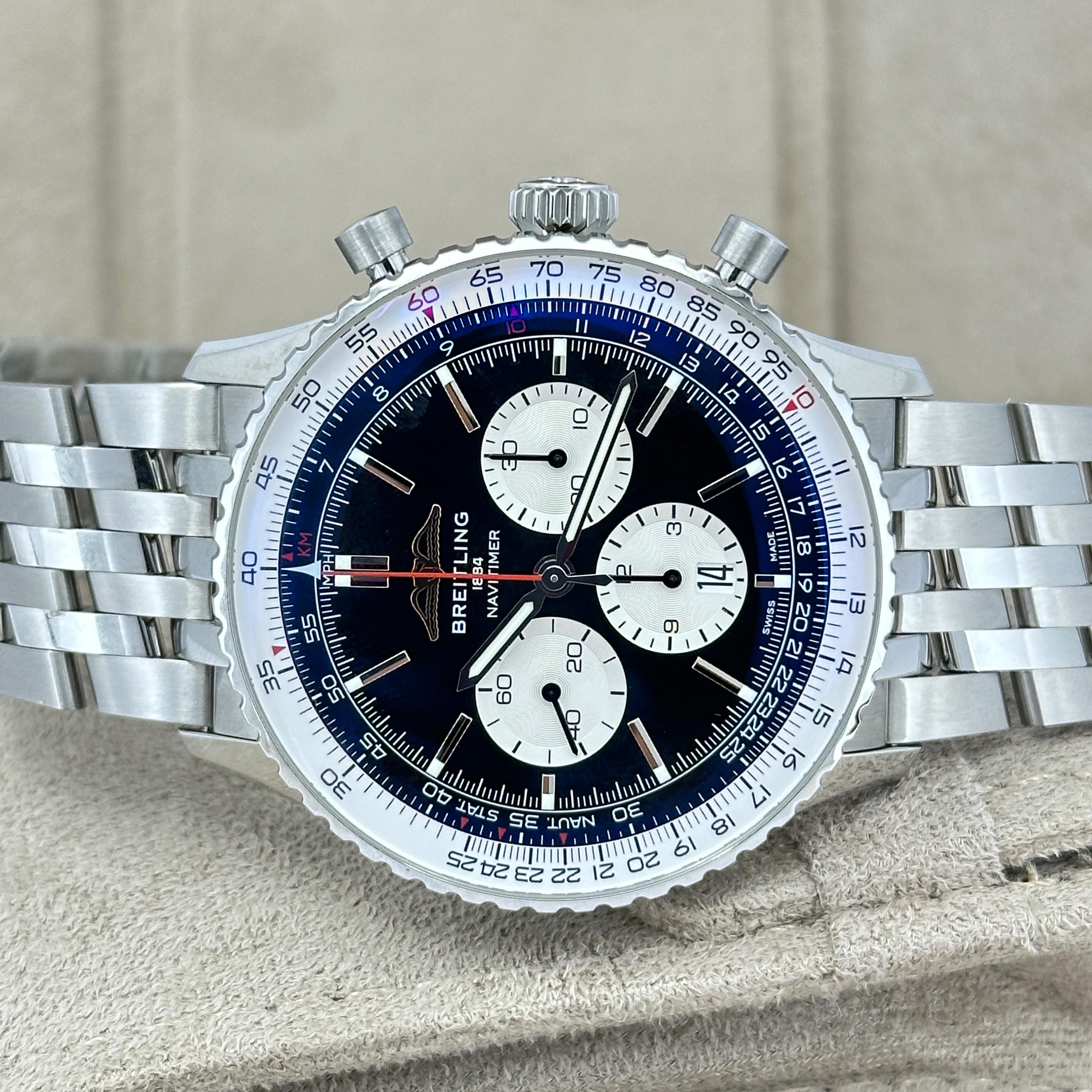 Breitling Navitimer non indossato, referenza AB0137211B1A1, set completo, 2025 in vendita 8