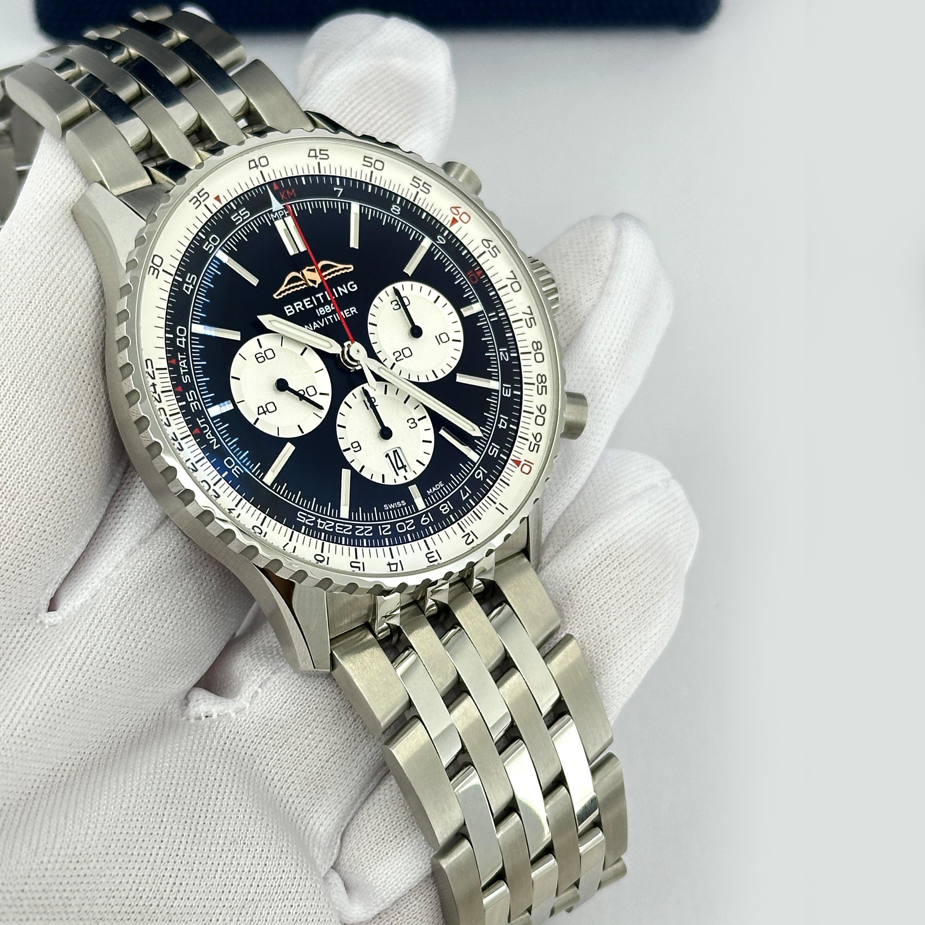 Breitling Navitimer non indossato, referenza AB0137211B1A1, set completo, 2025 in vendita 10