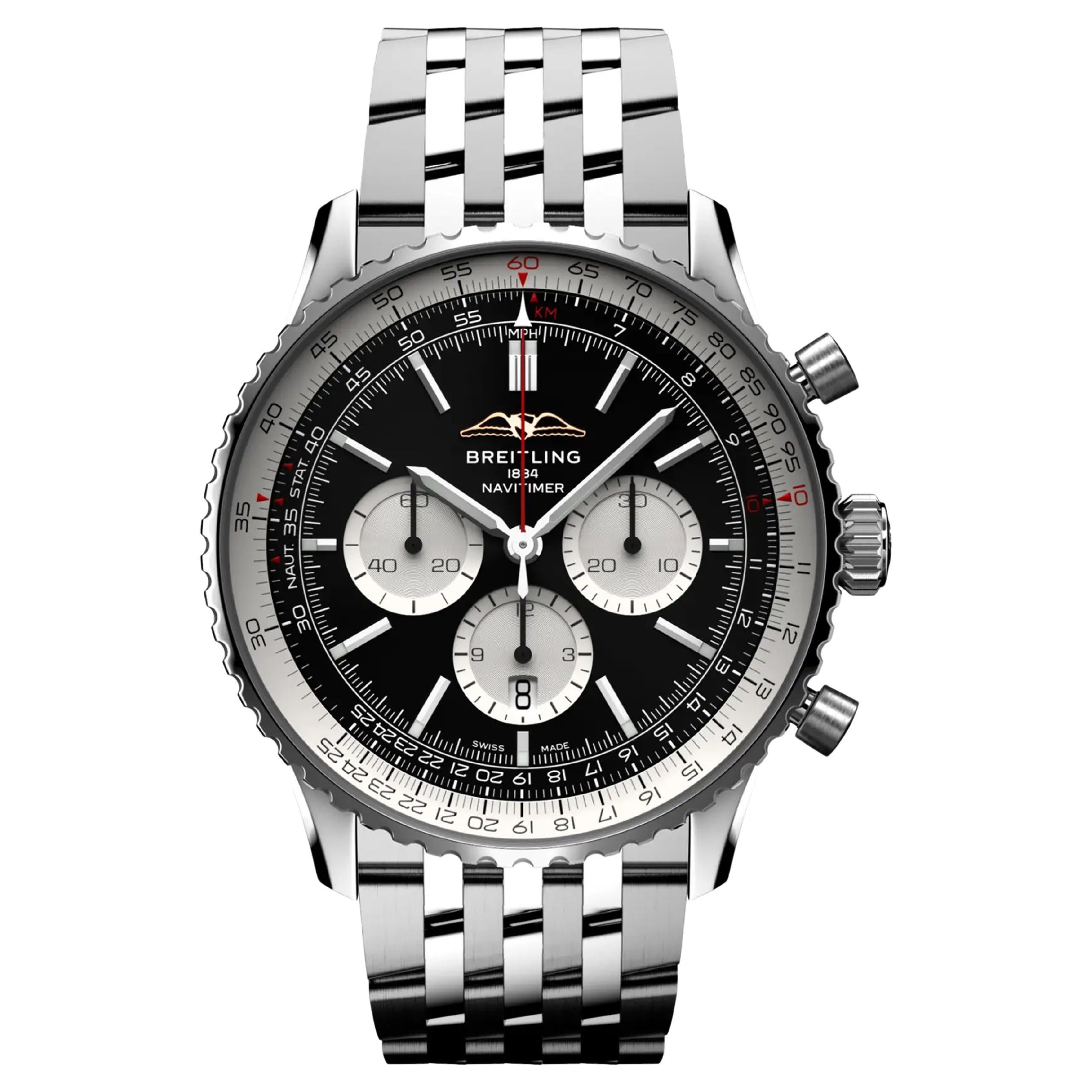 Breitling Navitimer non indossato, referenza AB0137211B1A1, set completo, 2025