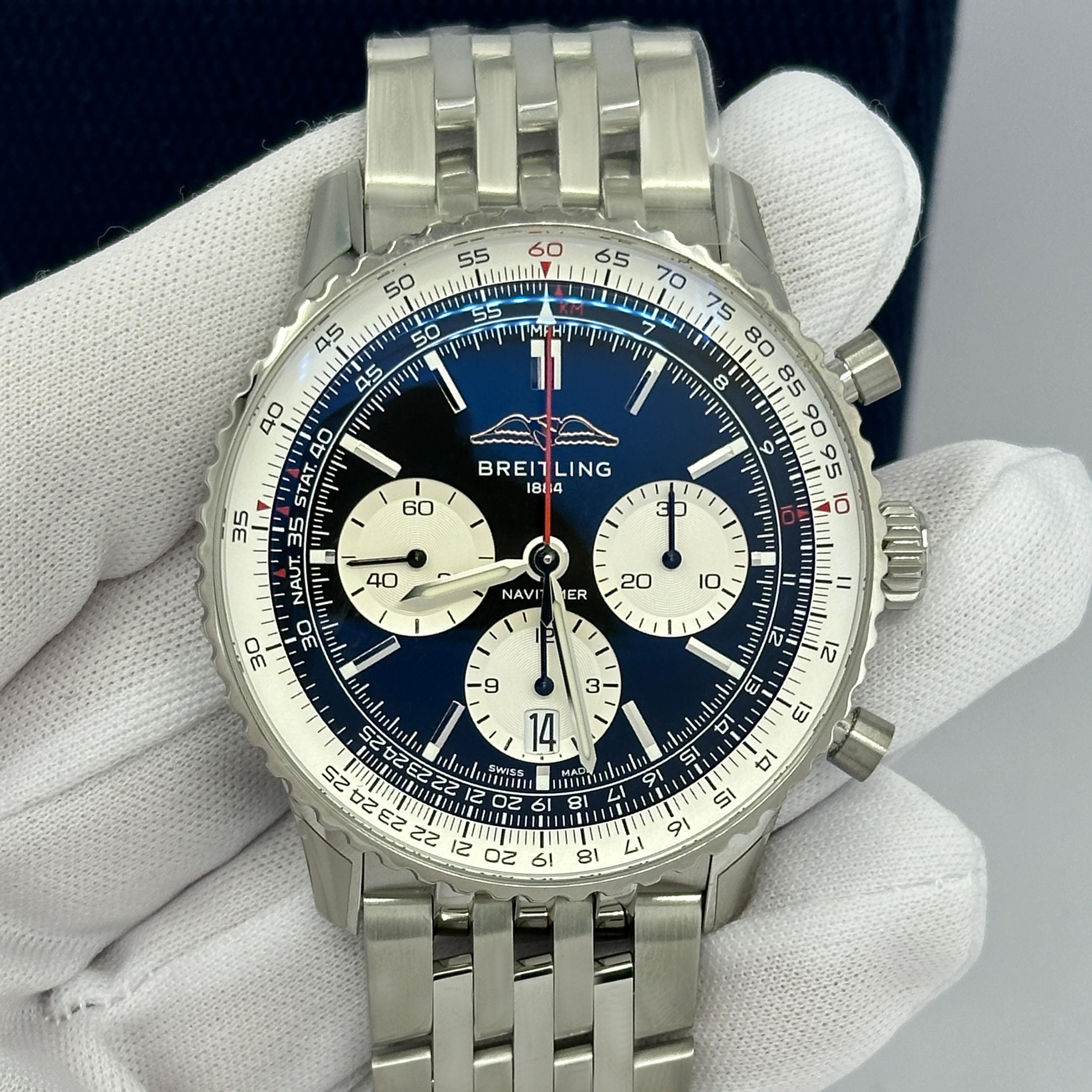 Breitling Navitimer non indossato, referenza AB0138211B1A1, set completo, 2025 in vendita 7