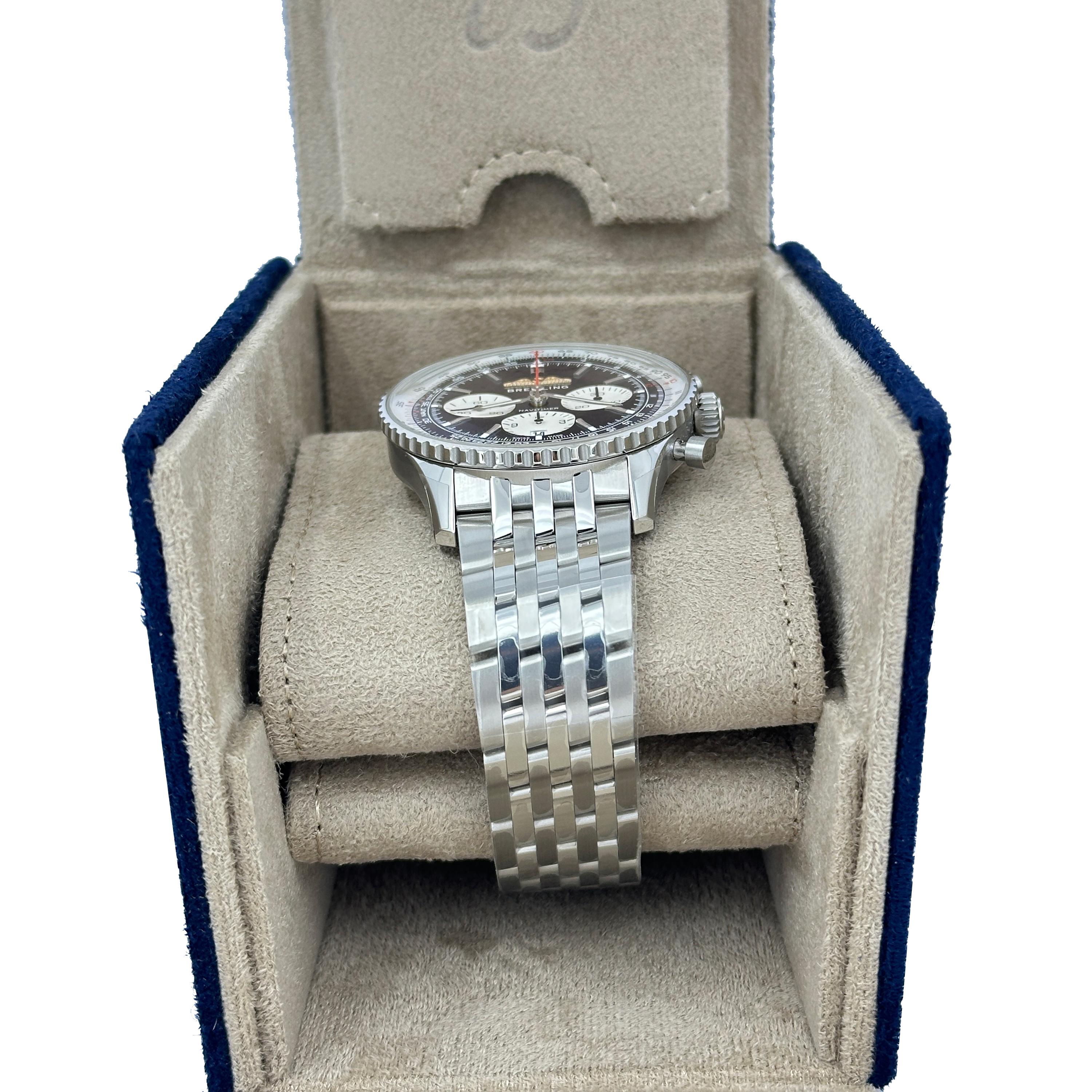 da uomo o donna Breitling Navitimer non indossato, referenza AB0138211B1A1, set completo, 2025 in vendita
