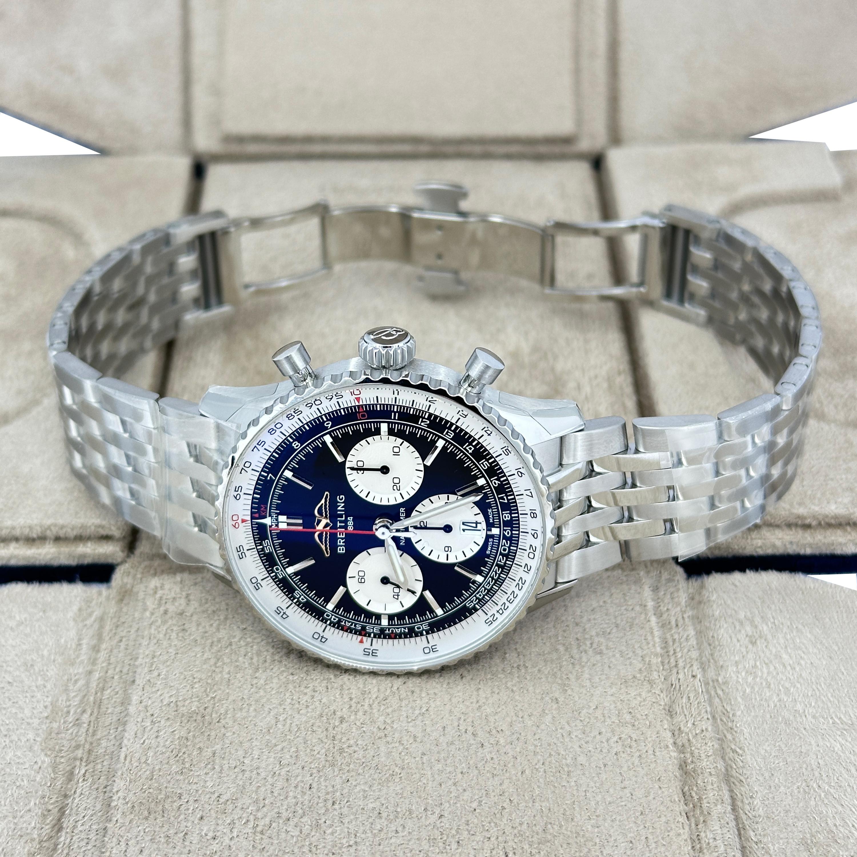 Breitling Navitimer non indossato, referenza AB0138211B1A1, set completo, 2025 in vendita 5