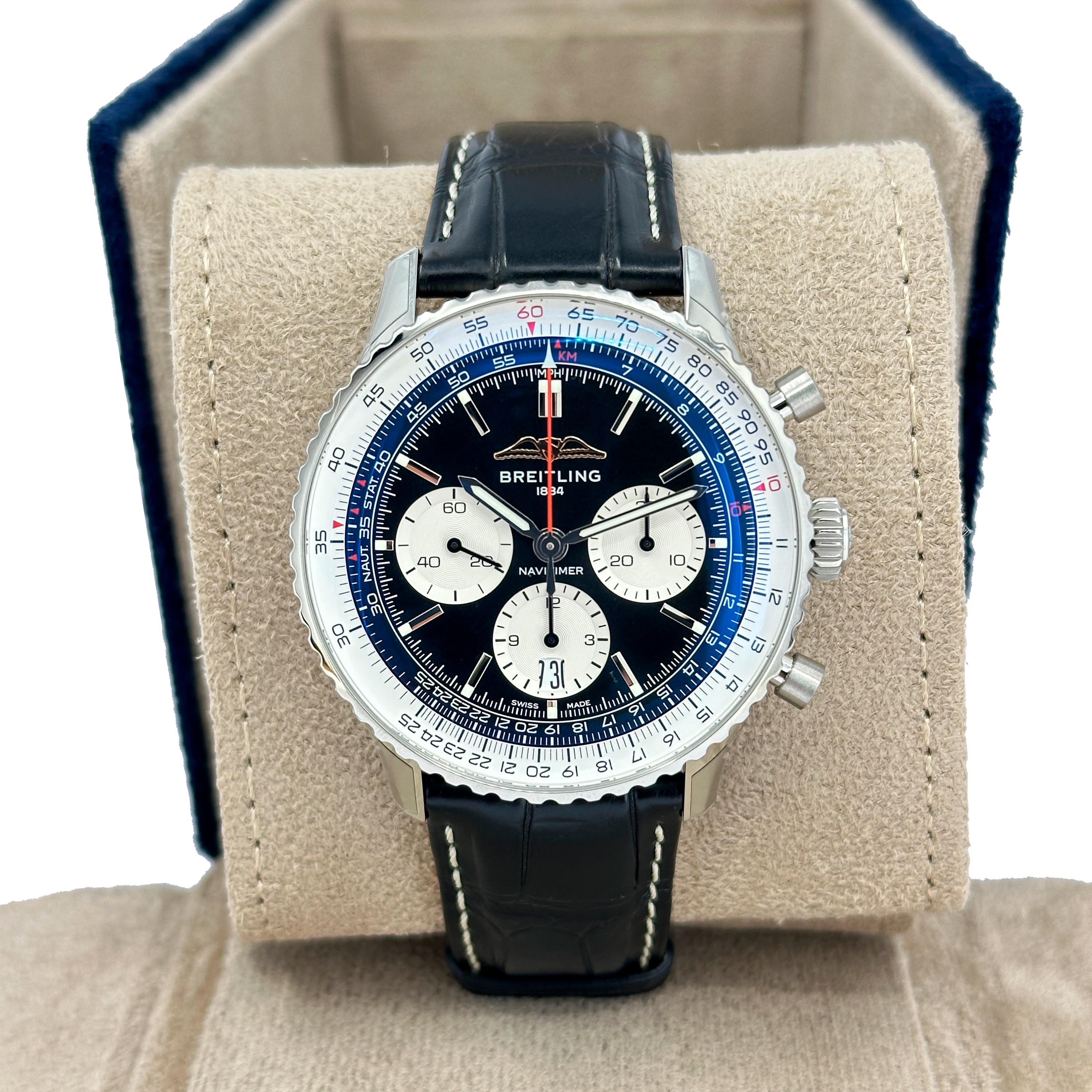 Breitling Navitimer non indossato, referenza AB0138211B1P1, set completo, 2025 in vendita 7