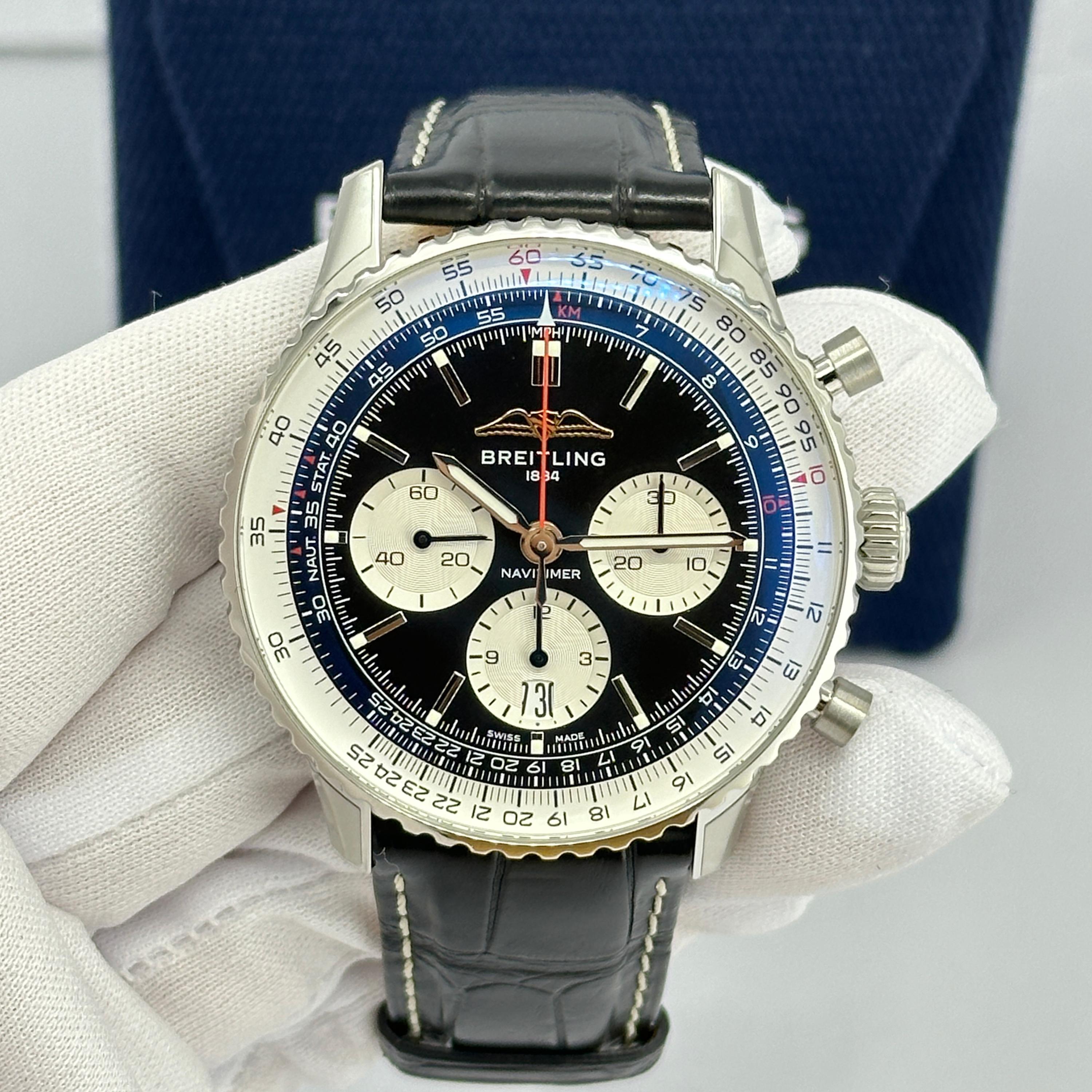 Breitling Navitimer non indossato, referenza AB0138211B1P1, set completo, 2025 in vendita 8