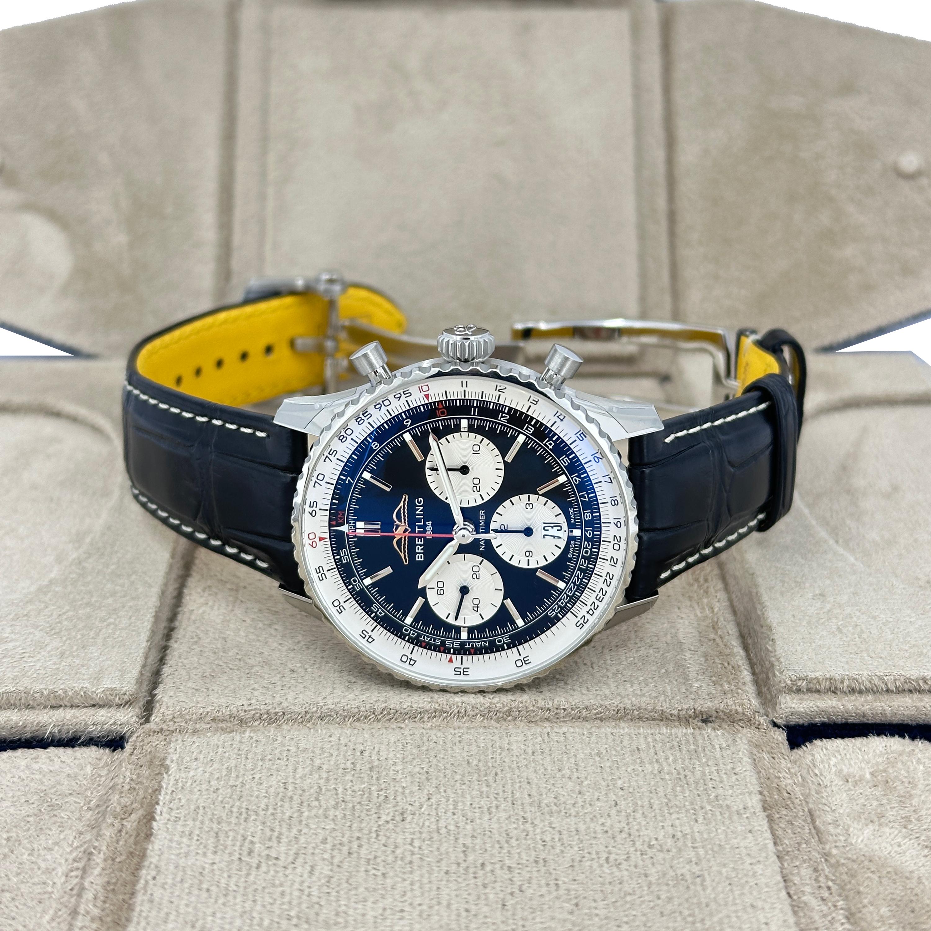 Breitling Navitimer non indossato, referenza AB0138211B1P1, set completo, 2025 in vendita 5