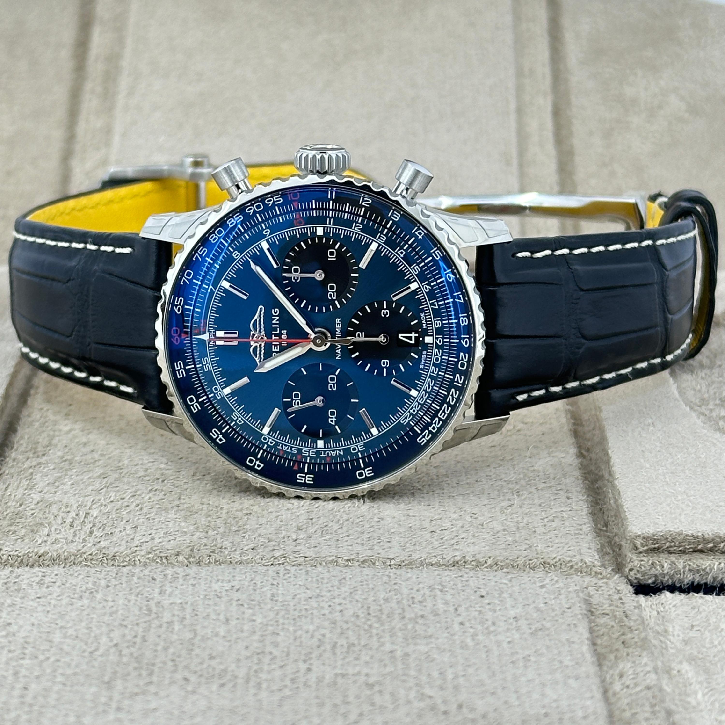 Breitling Navitimer non indossato, referenza AB0139241C1P1, set completo, 2025 in vendita 7