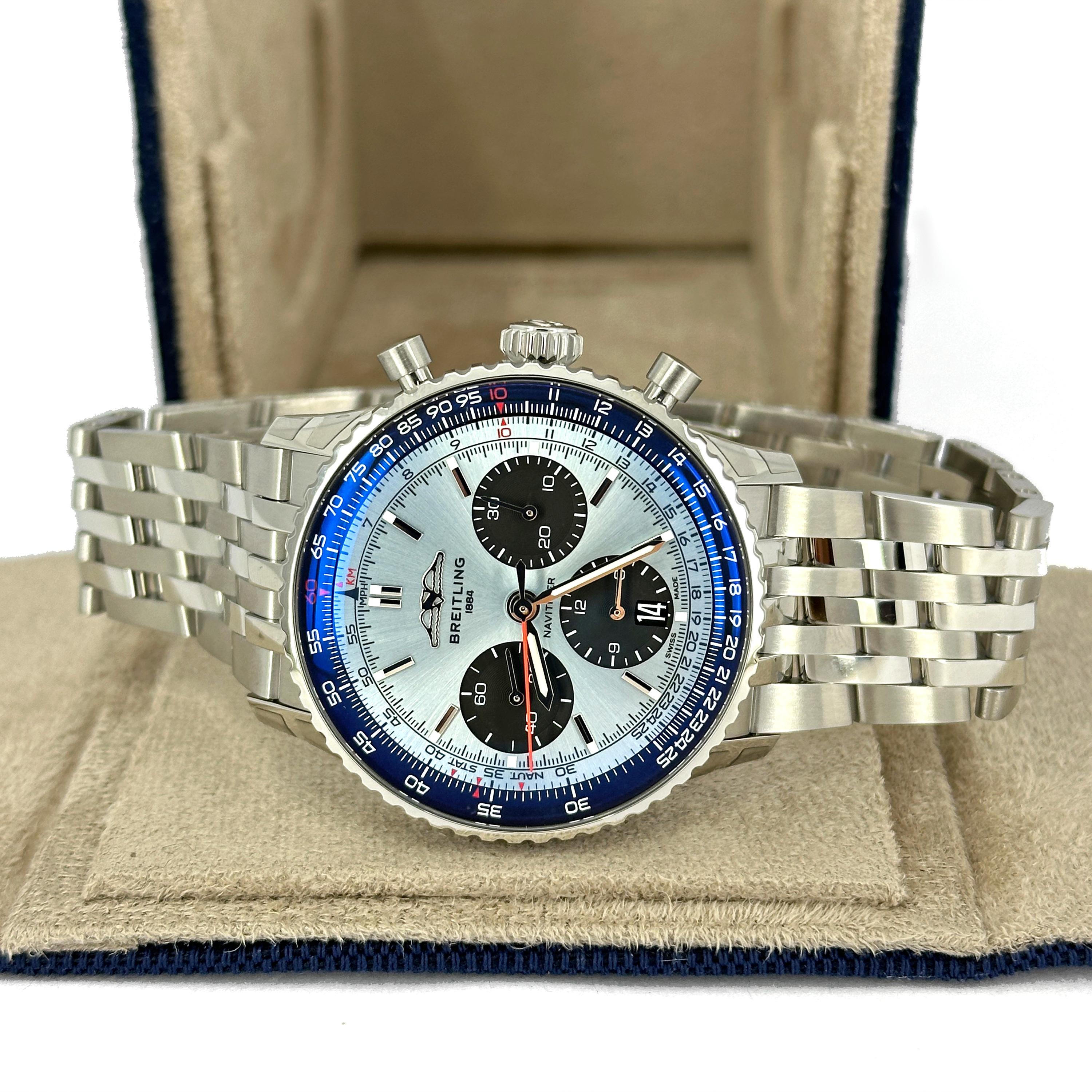 Breitling Navitimer non indossato, referenza AB0139241C2A1, set completo, 2025 in vendita 6